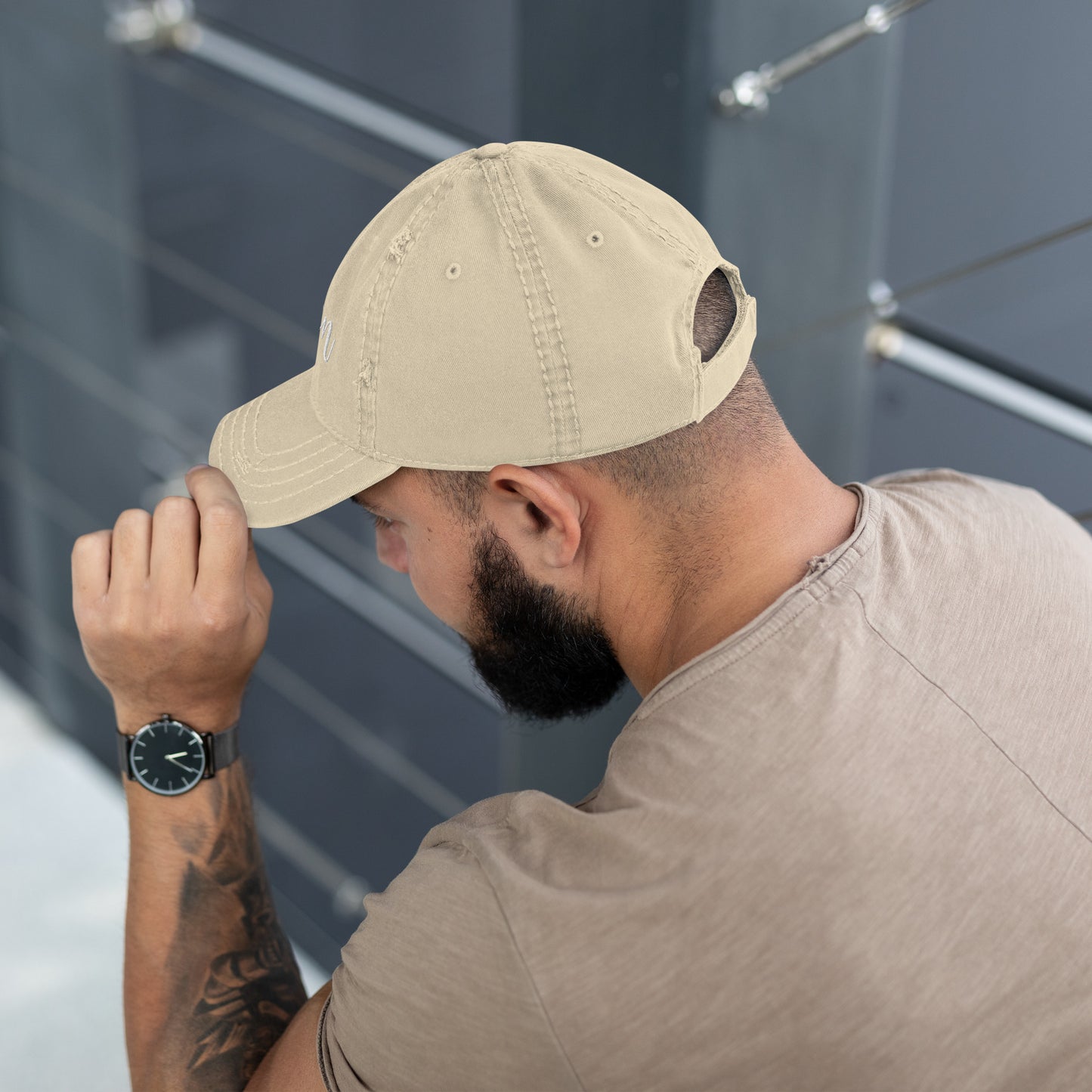 Chosen Distressed Dad Hat (Unisex) - Humble & Faithful Co.