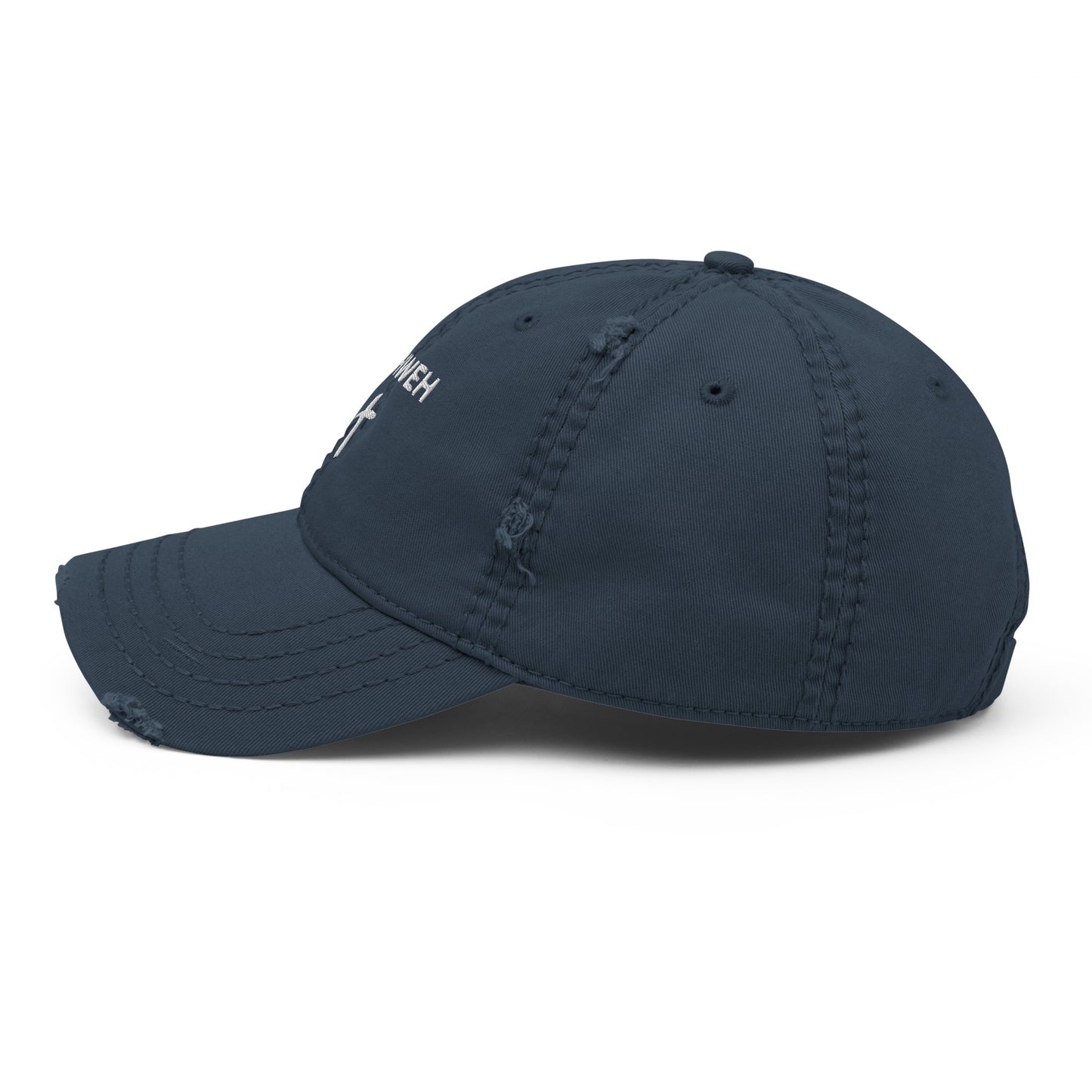 Distressed "Yahweh" Dad Hat (Unisex) - Humble & Faithful Co.