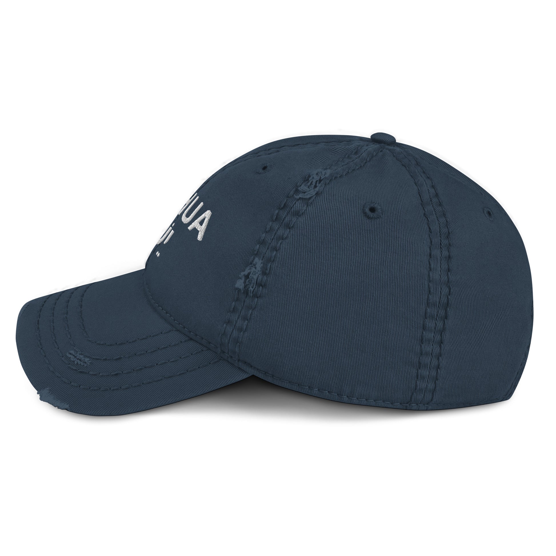 Distressed "Yeshua" Dad Hat (Unisex) - Humble & Faithful Co.