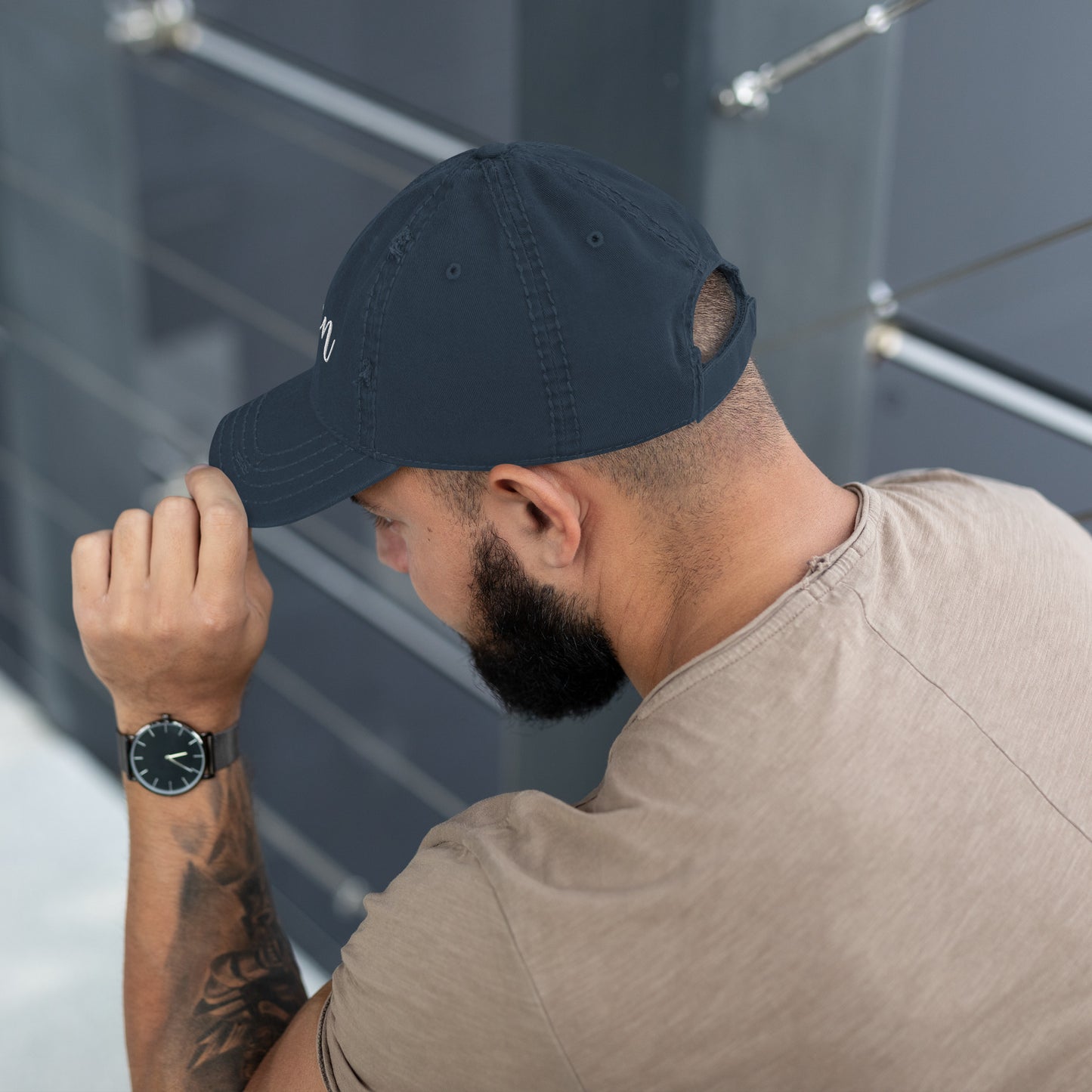 Chosen Distressed Dad Hat (Unisex) - Humble & Faithful Co.