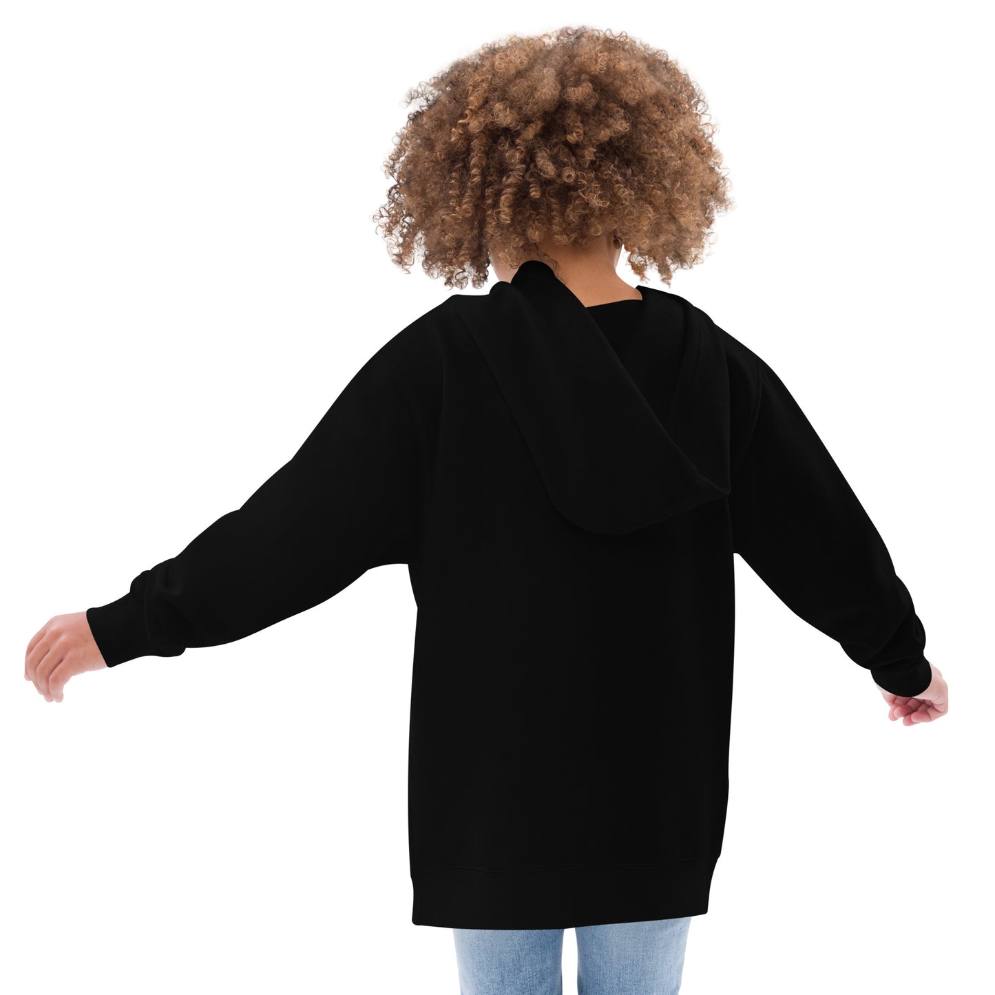 Kids Embroidered "Yeshua" Fleece Hoodie - Humble & Faithful Co.