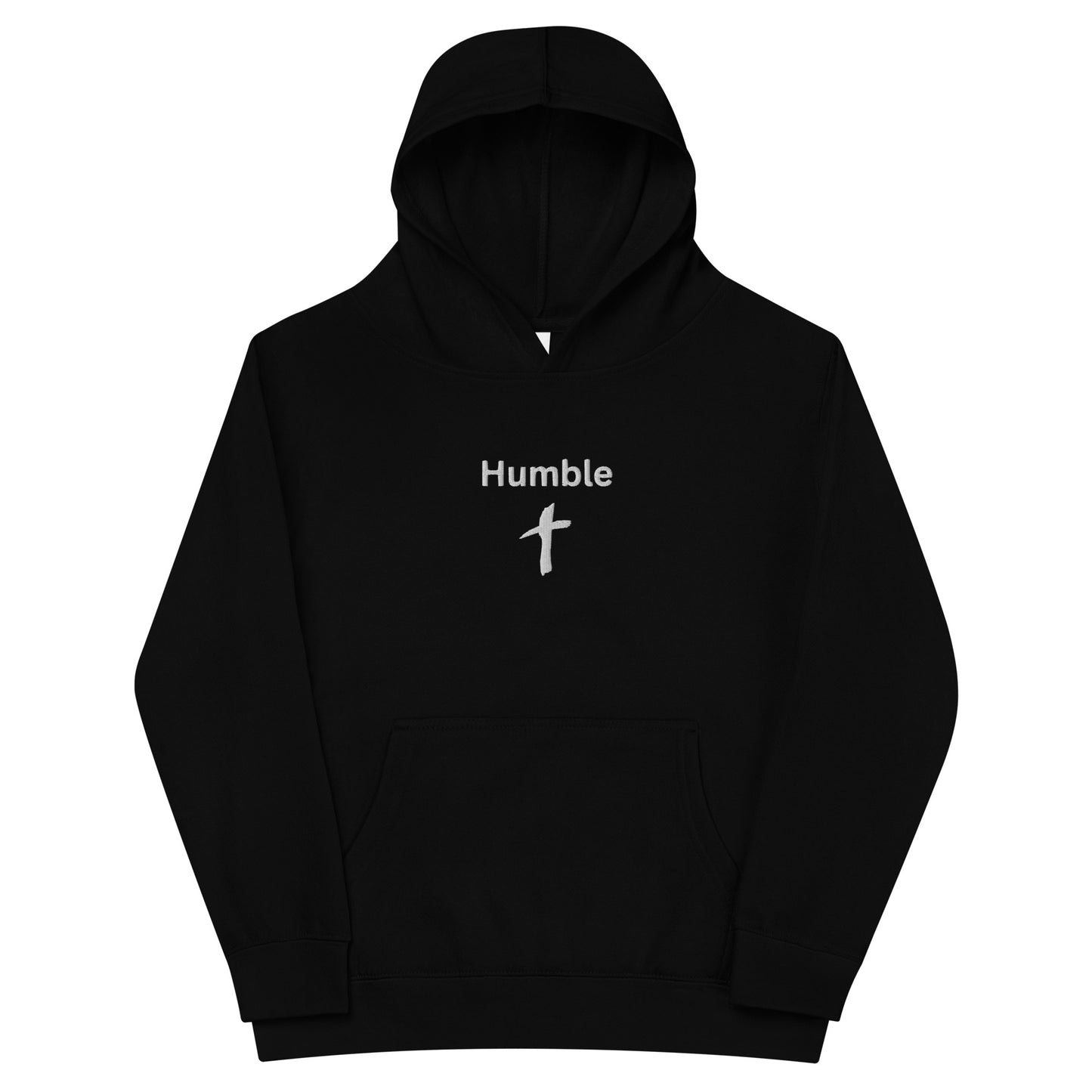 Kids Embroidered "Humble" Fleece Hoodie - Humble & Faithful Co.
