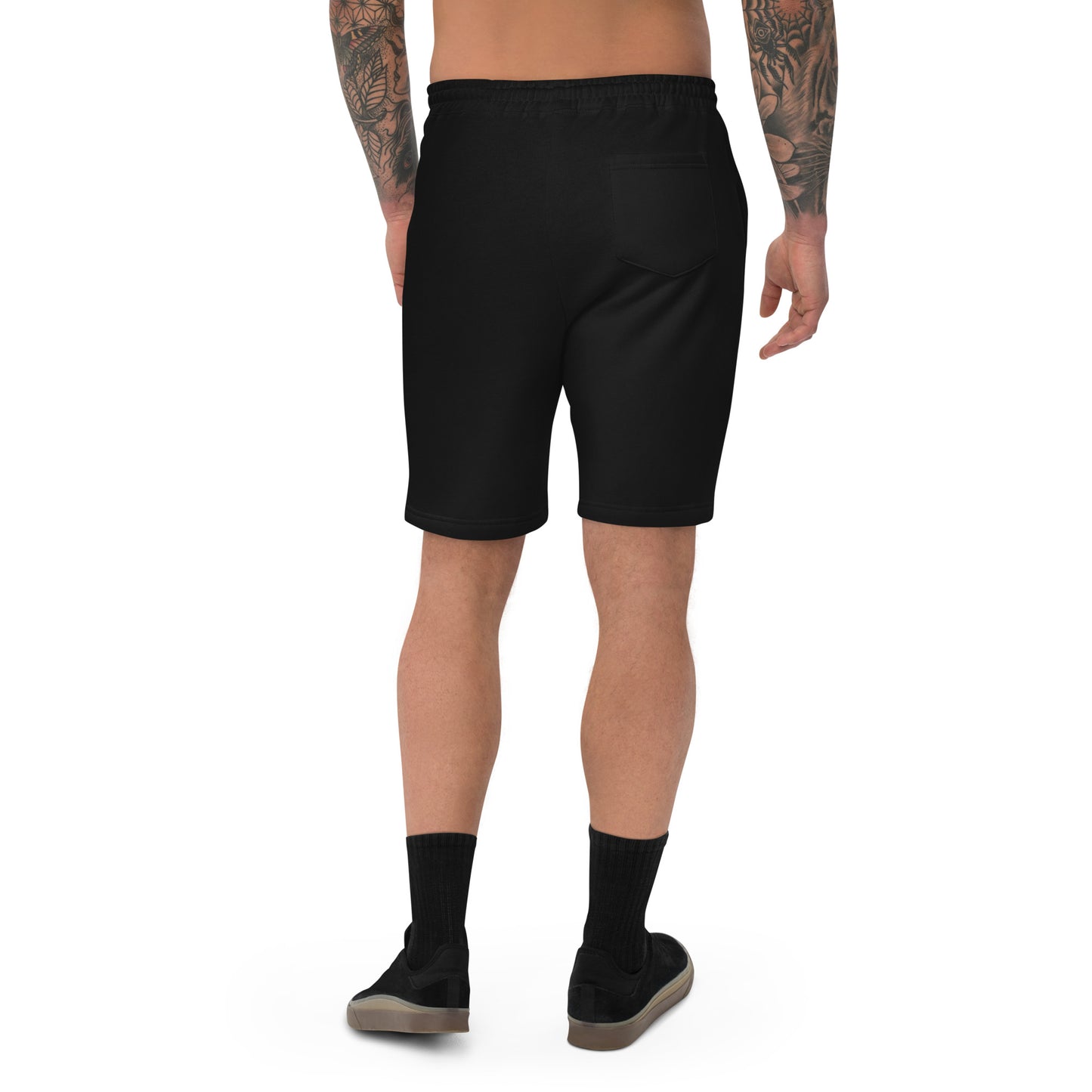Yeshua Embroidered Men's Fleece Shorts - Humble & Faithful Co.