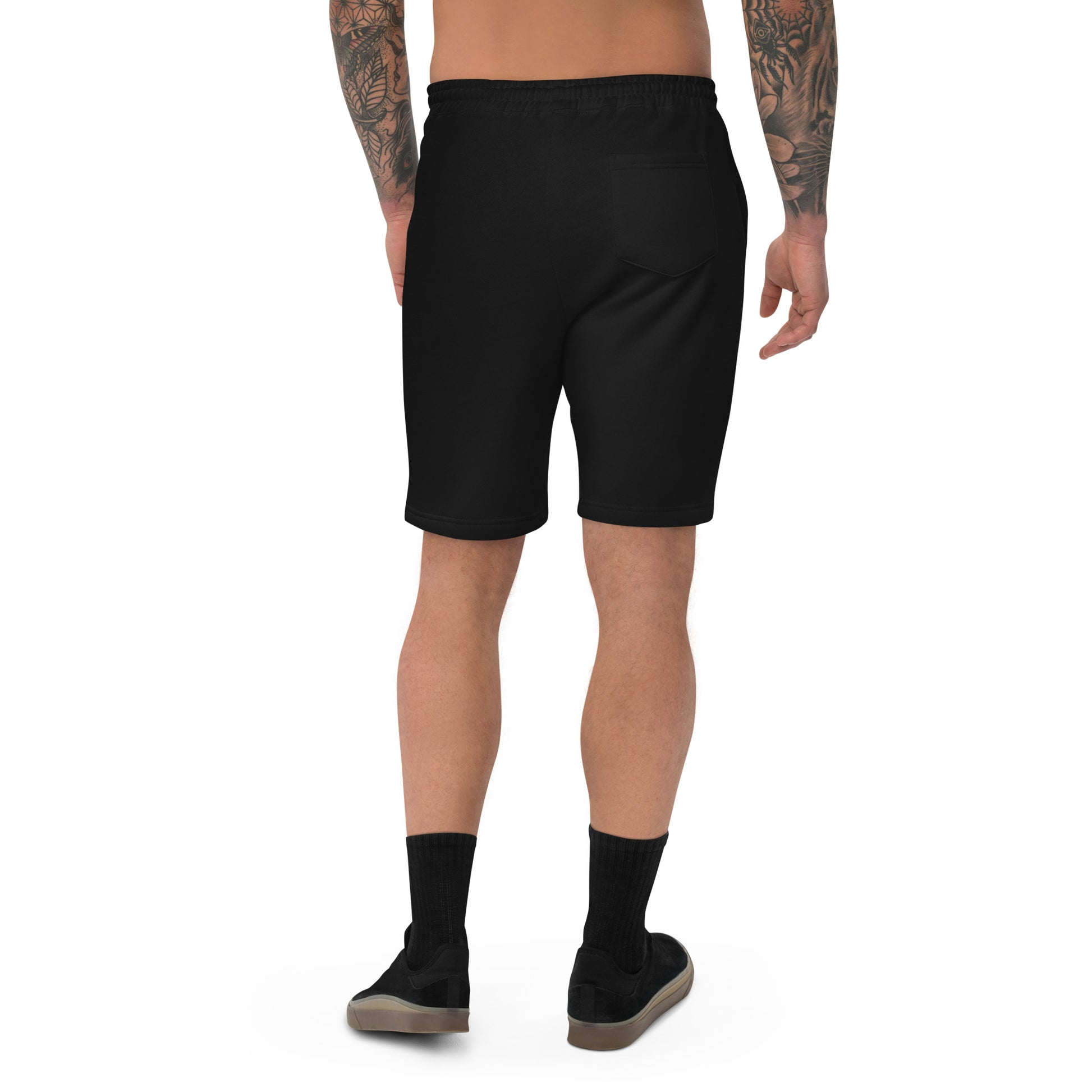 Yeshua Embroidered Men's Fleece Shorts - Humble & Faithful Co.