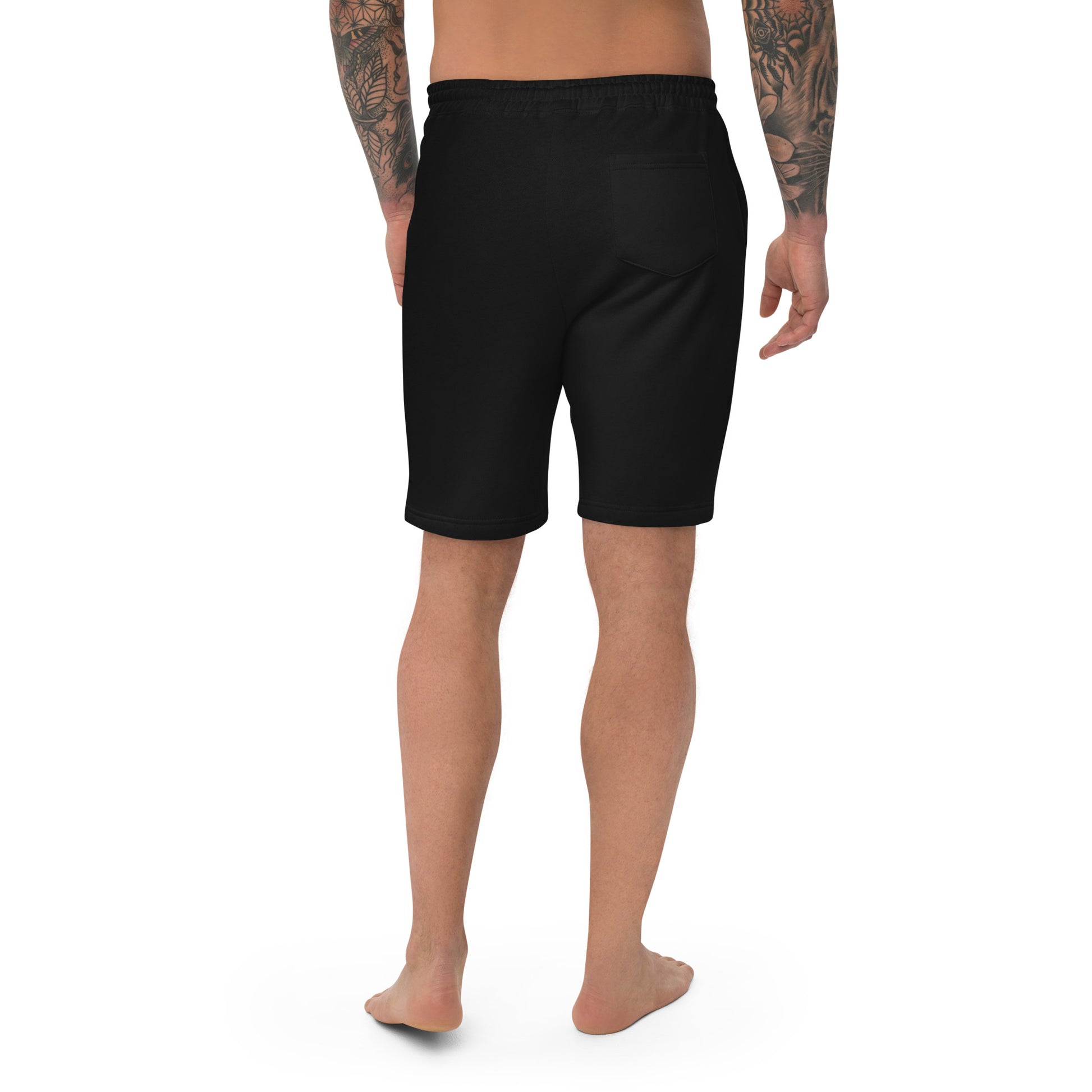 Yeshua Embroidered Men's Fleece Shorts - Humble & Faithful Co.
