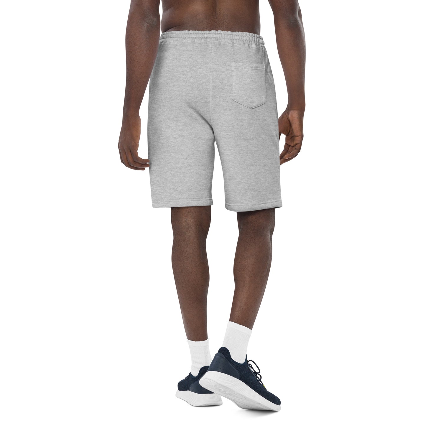 Yeshua Embroidered Men's Fleece Shorts - Humble & Faithful Co.