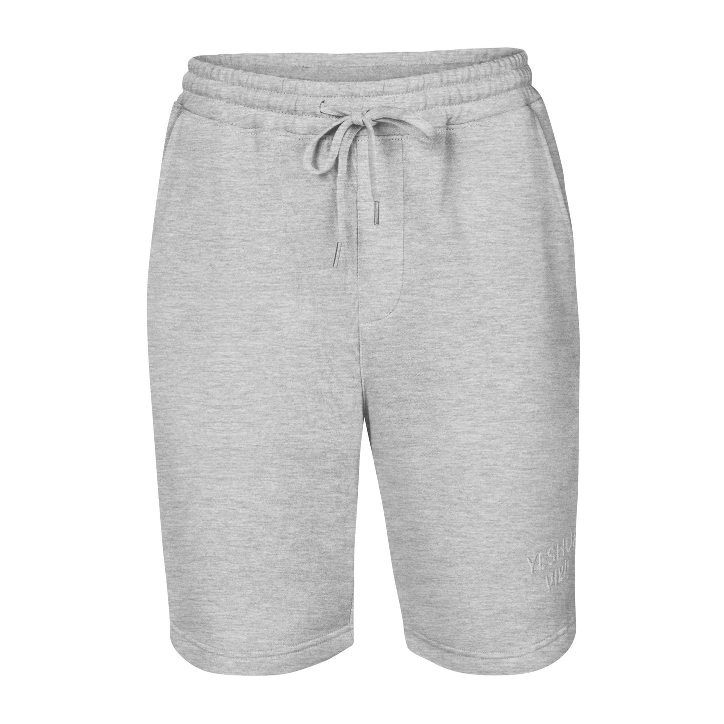 Yeshua Embroidered Men's Fleece Shorts - Humble & Faithful Co.