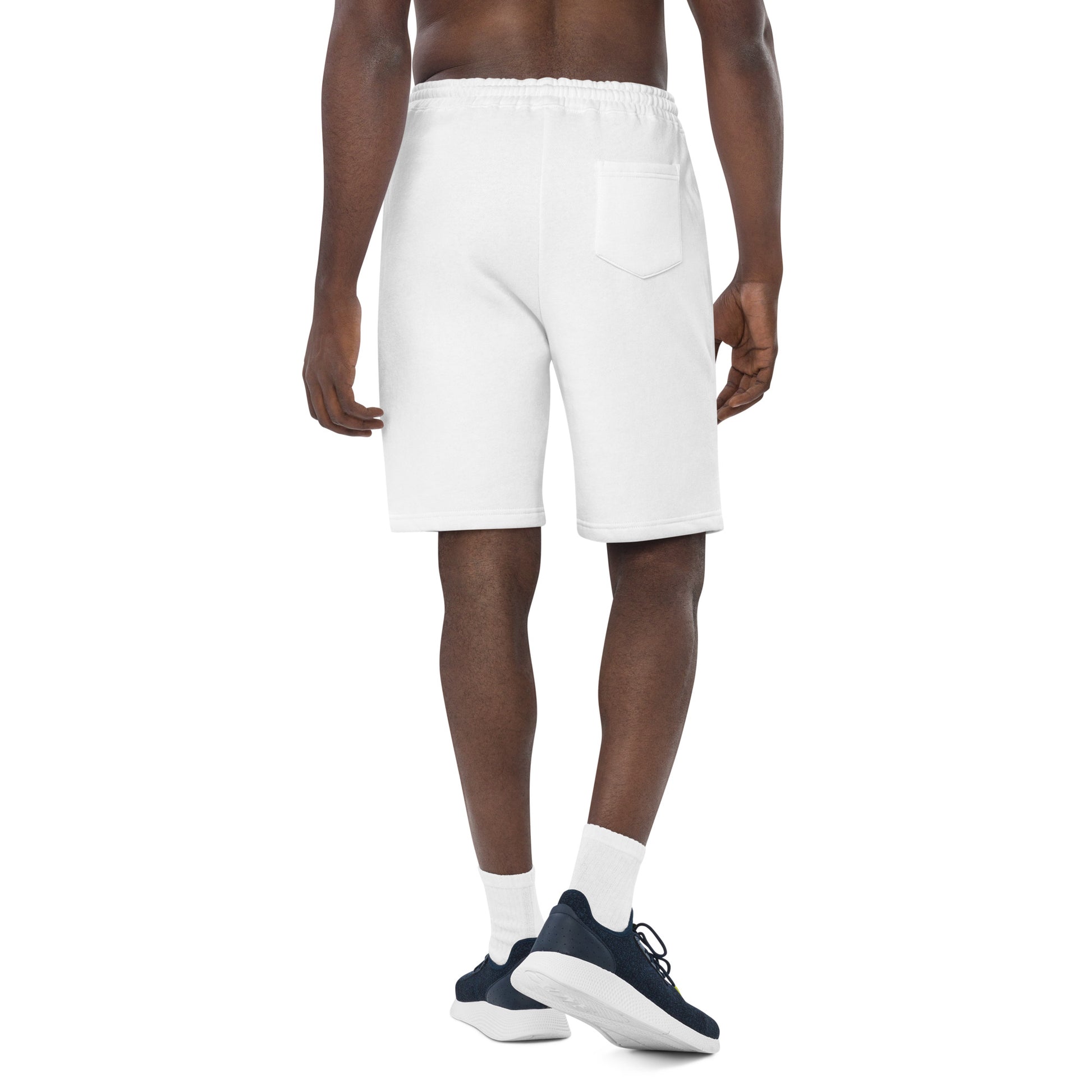Yeshua Embroidered Men's Fleece Shorts - Humble & Faithful Co.