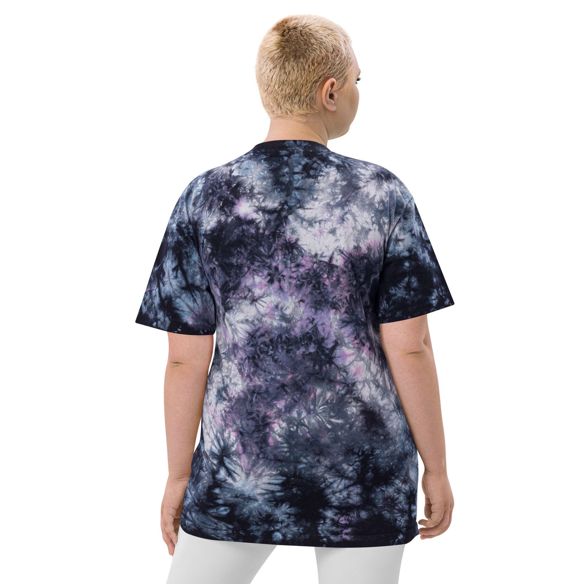 Oversized Embroidered "Yeshua" Tie-Dye T-Shirt (Unisex) - Humble & Faithful Co.