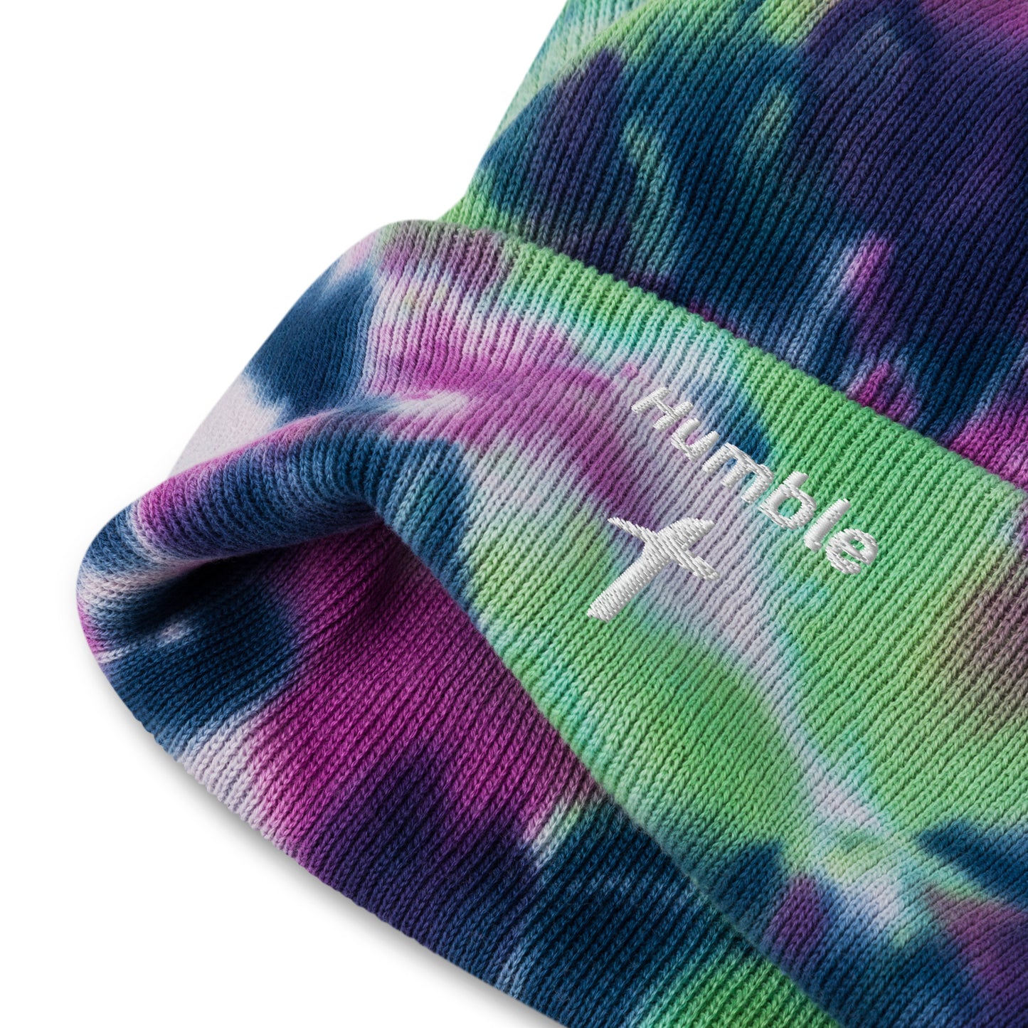 Embroidered "Humble" Tie-Dye Beanie (Unisex) - Humble & Faithful Co.