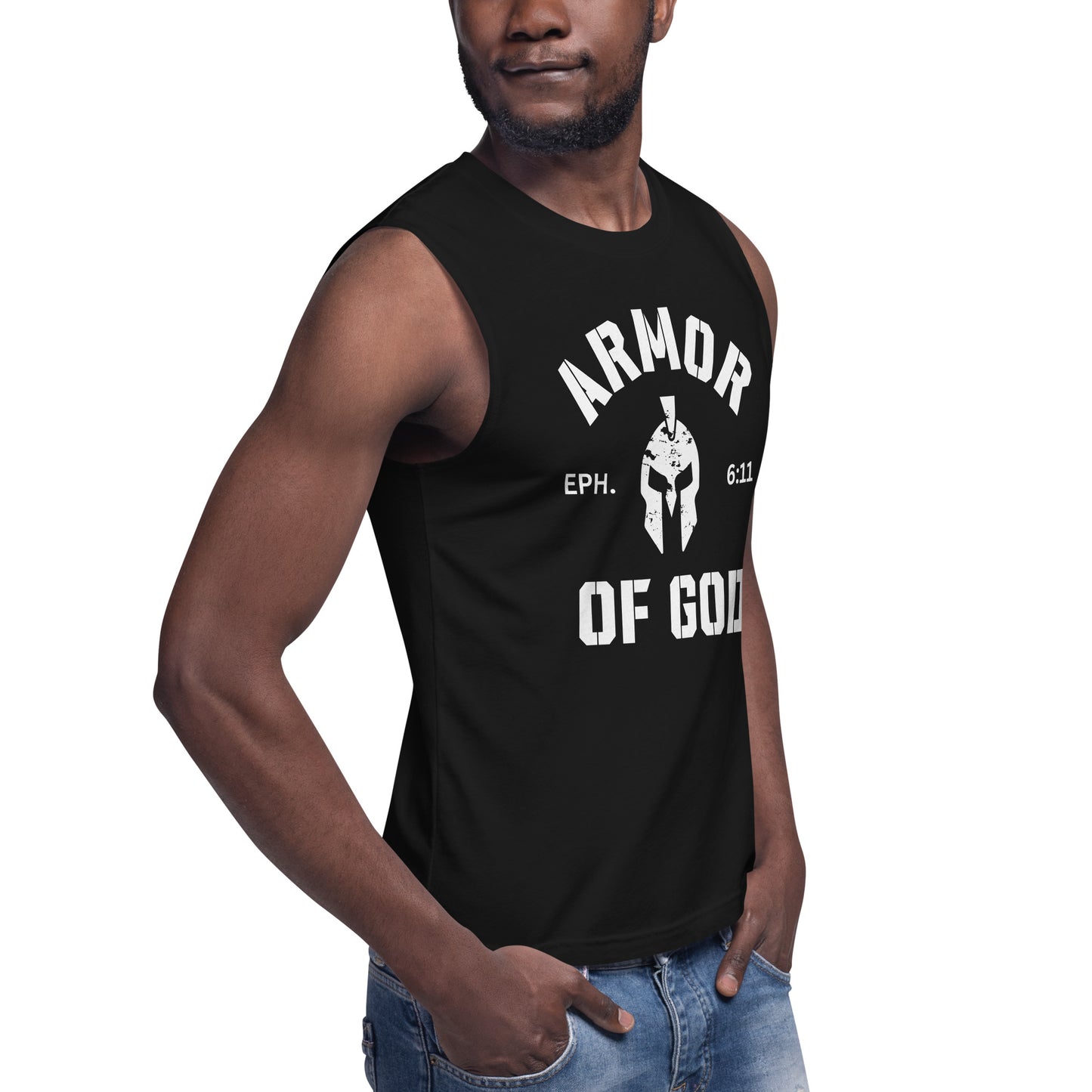 Armor of God Muscle Shirt - Humble & Faithful Co.