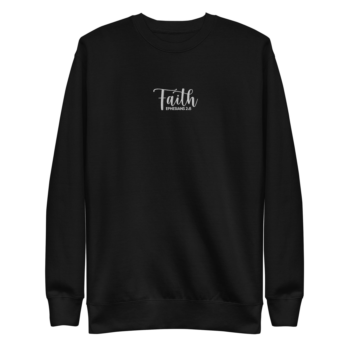 Women's Faith Premium Embroidered Sweatshirt - Humble & Faithful Co.