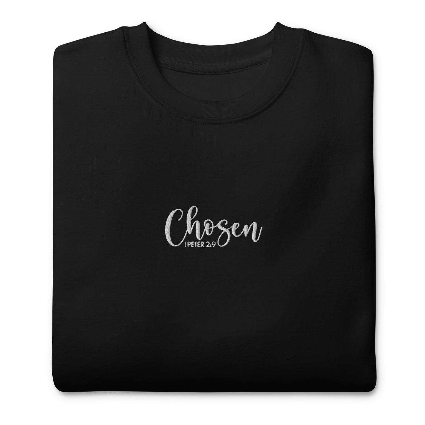 Women's Chosen Premium Embroidered Sweatshirt - Humble & Faithful Co.