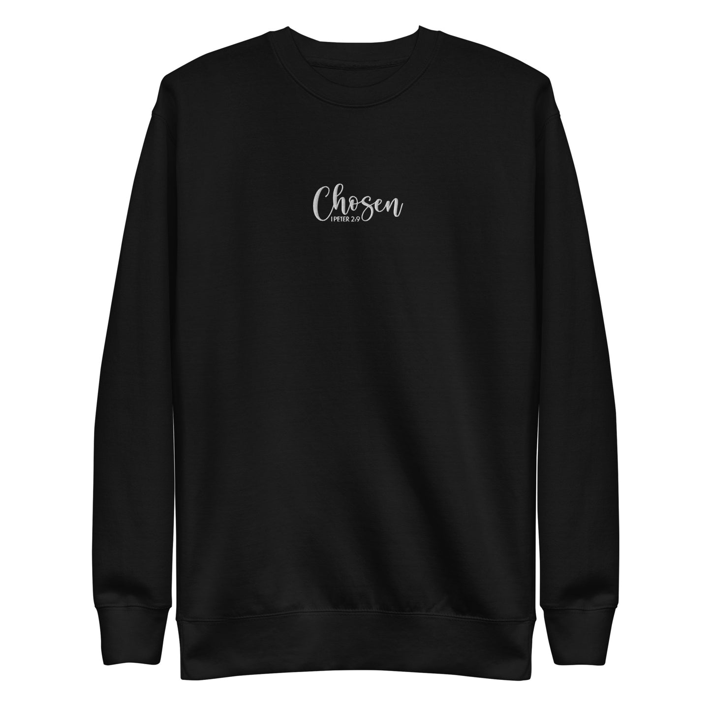 Women's Chosen Premium Embroidered Sweatshirt - Humble & Faithful Co.