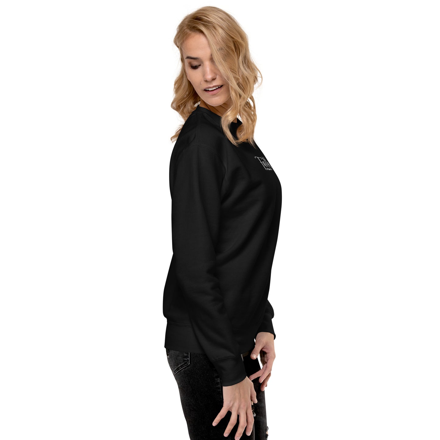 Women's Faith Premium Embroidered Sweatshirt - Humble & Faithful Co.