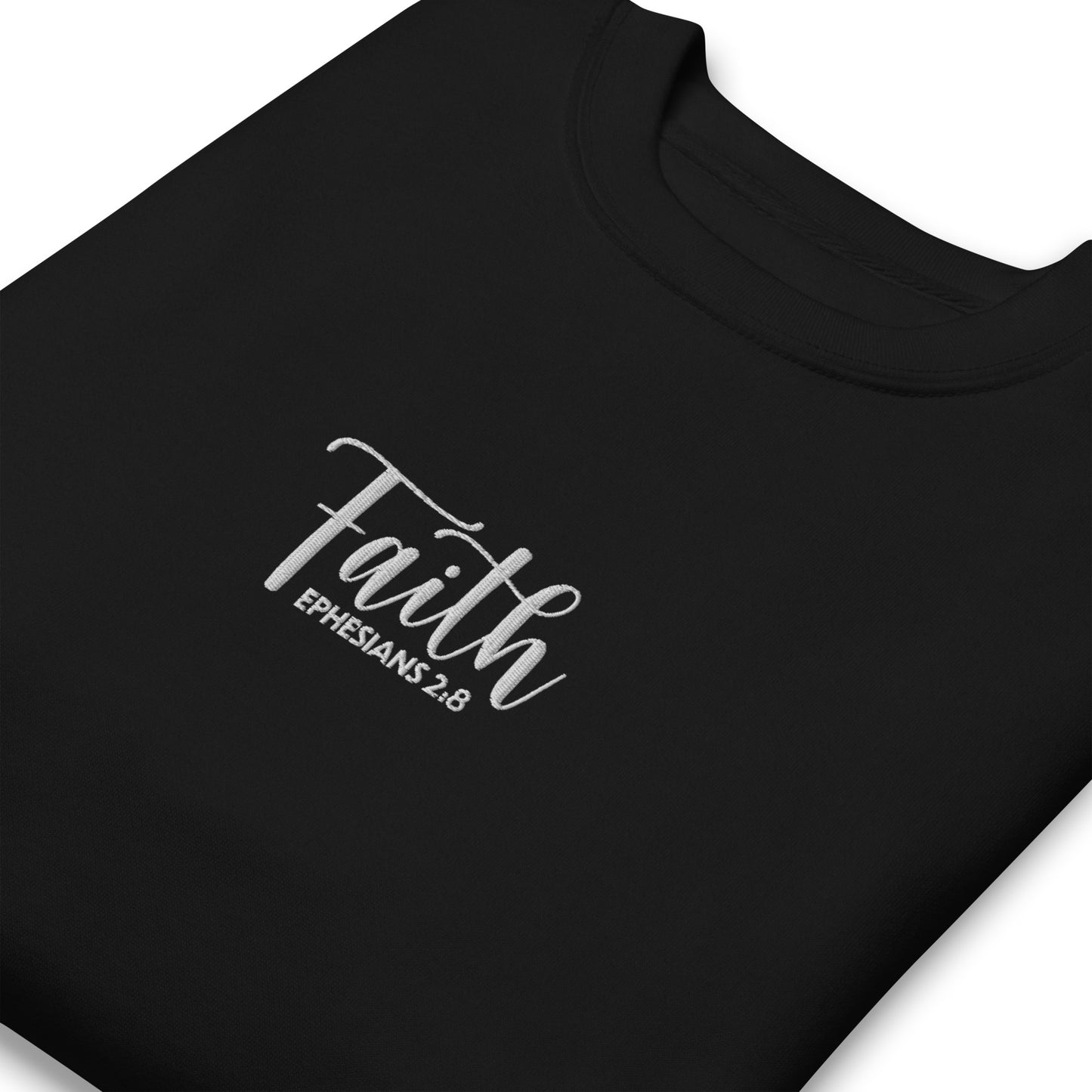 Women's Faith Premium Embroidered Sweatshirt - Humble & Faithful Co.