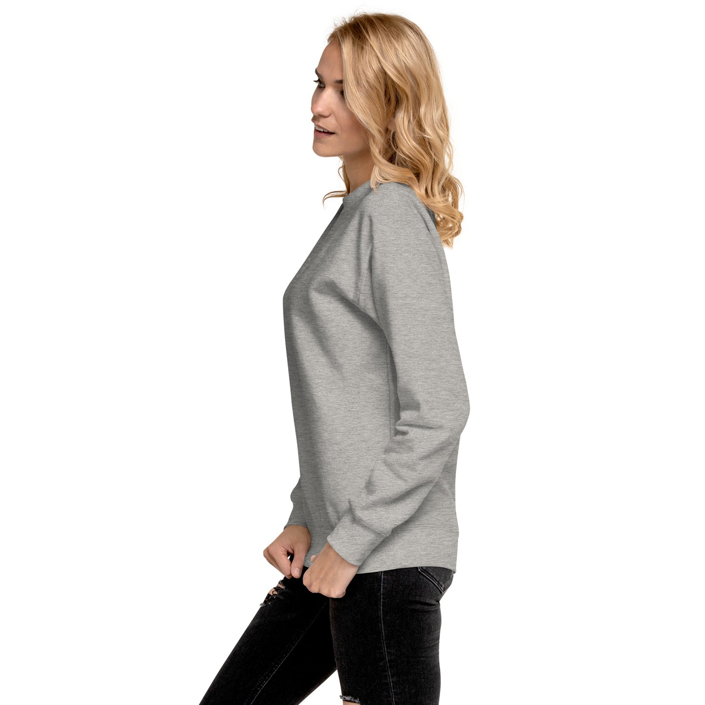 Women's Faith Premium Embroidered Sweatshirt - Humble & Faithful Co.
