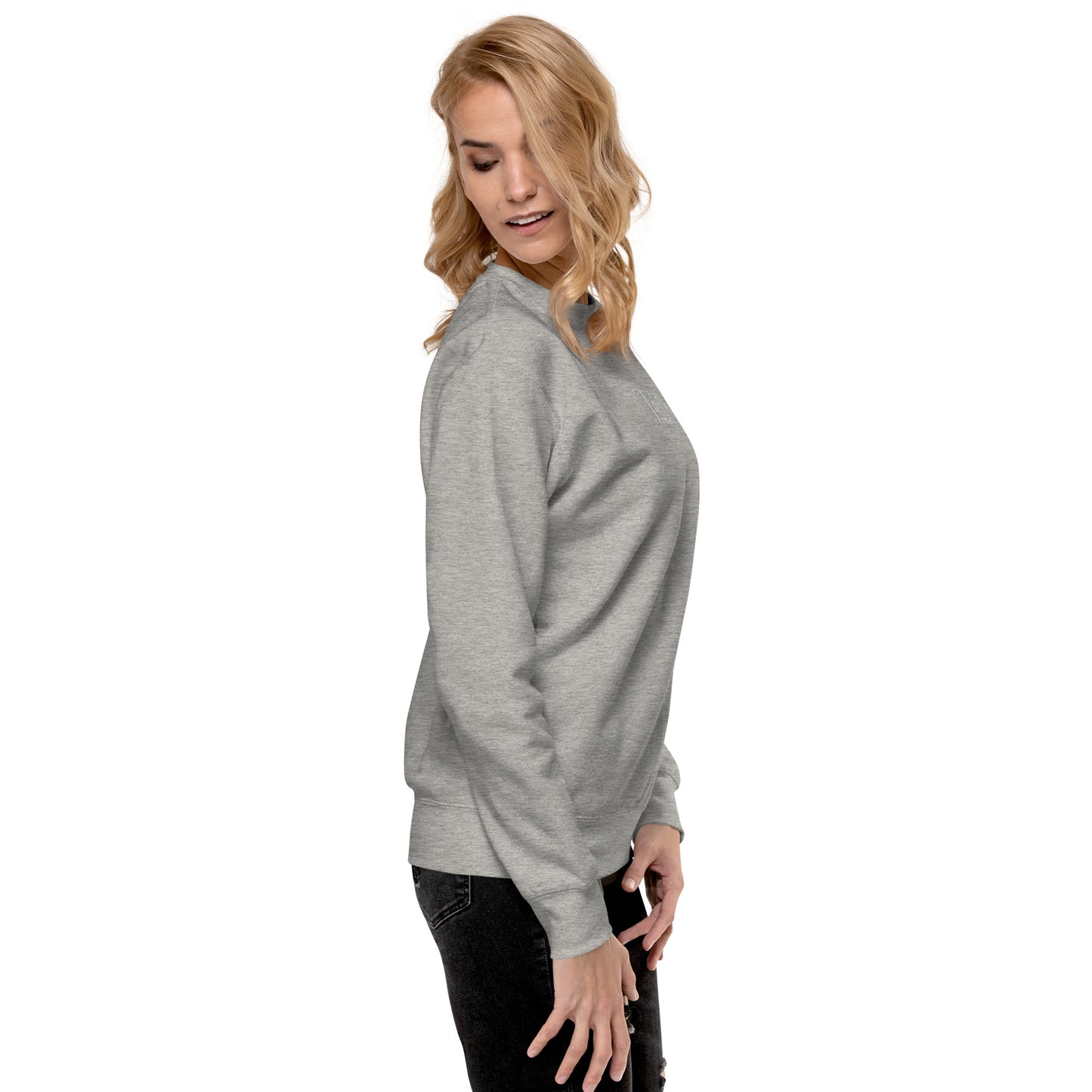 Women's Faith Premium Embroidered Sweatshirt - Humble & Faithful Co.