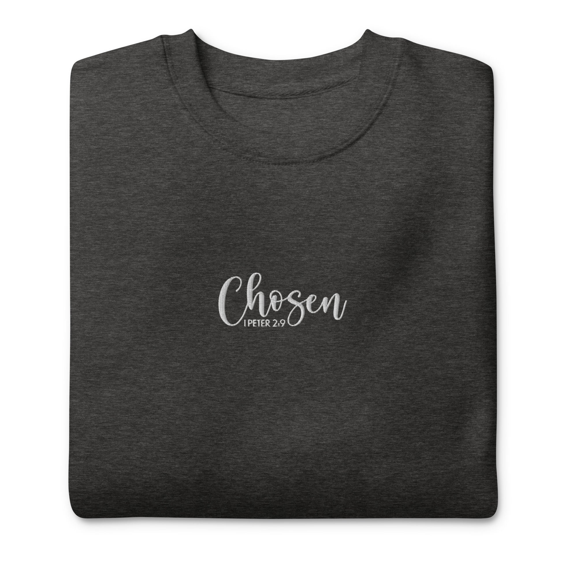Women's Chosen Premium Embroidered Sweatshirt - Humble & Faithful Co.