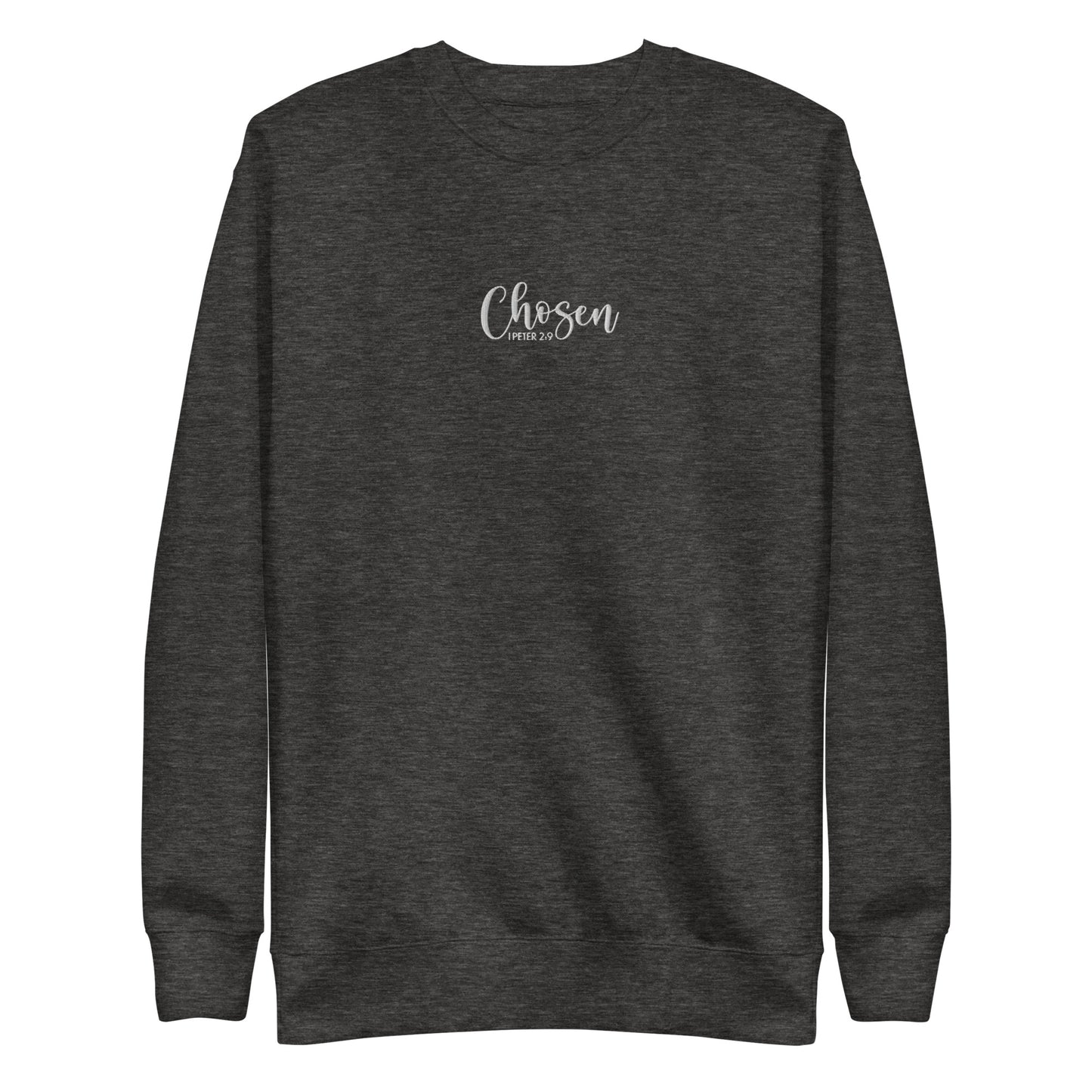 Women's Chosen Premium Embroidered Sweatshirt - Humble & Faithful Co.