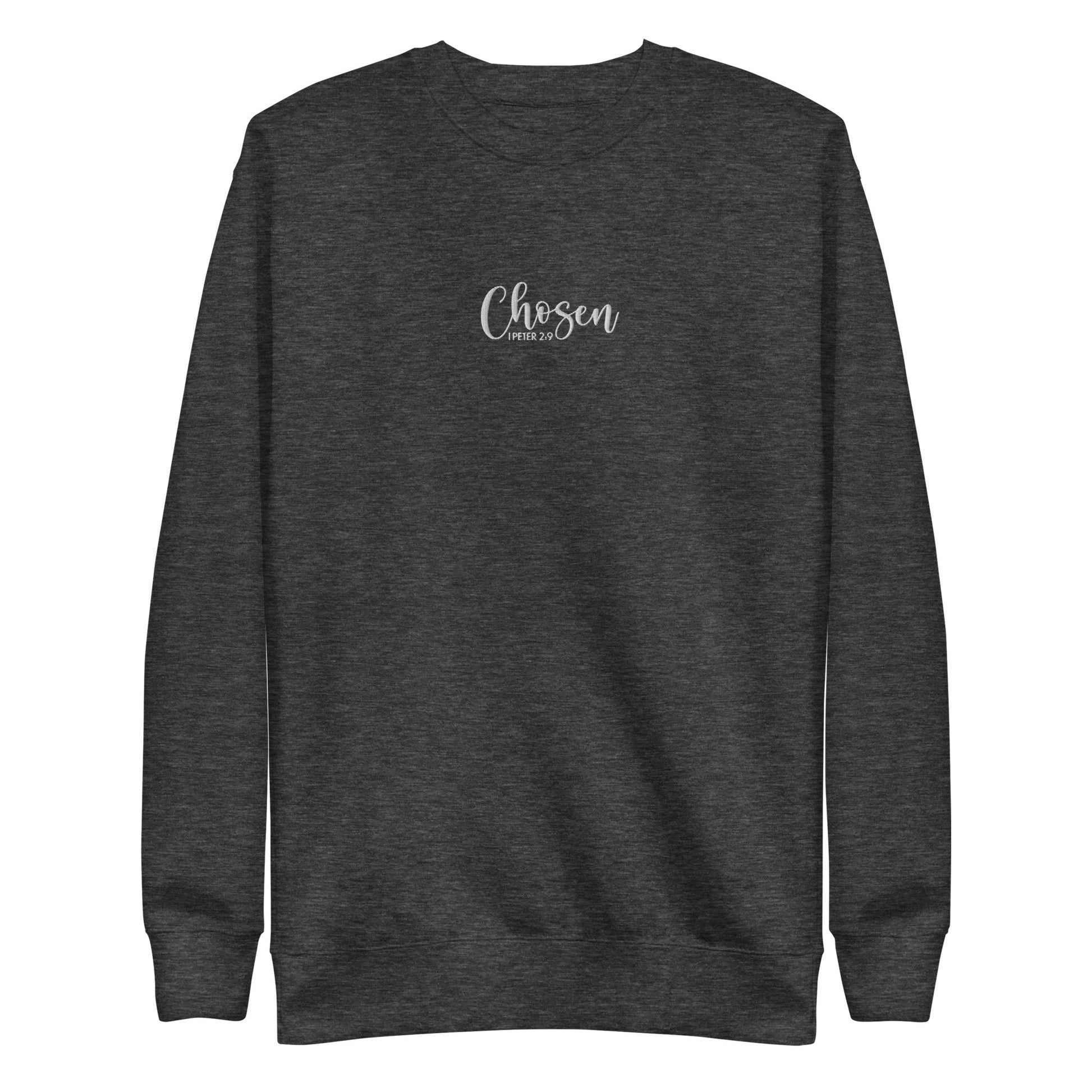 Women's Chosen Premium Embroidered Sweatshirt - Humble & Faithful Co.