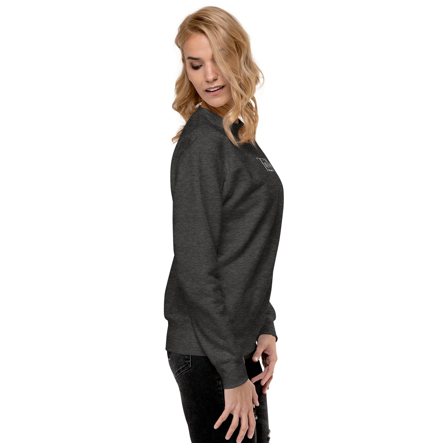 Women's Faith Premium Embroidered Sweatshirt - Humble & Faithful Co.