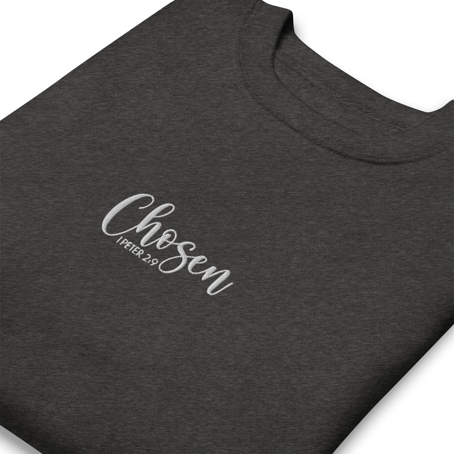 Women's Chosen Premium Embroidered Sweatshirt - Humble & Faithful Co.