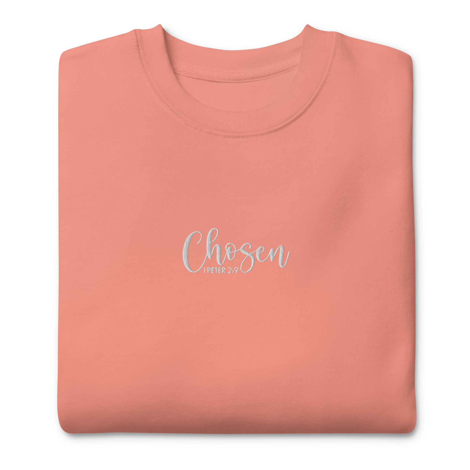 Women's Chosen Premium Embroidered Sweatshirt - Humble & Faithful Co.