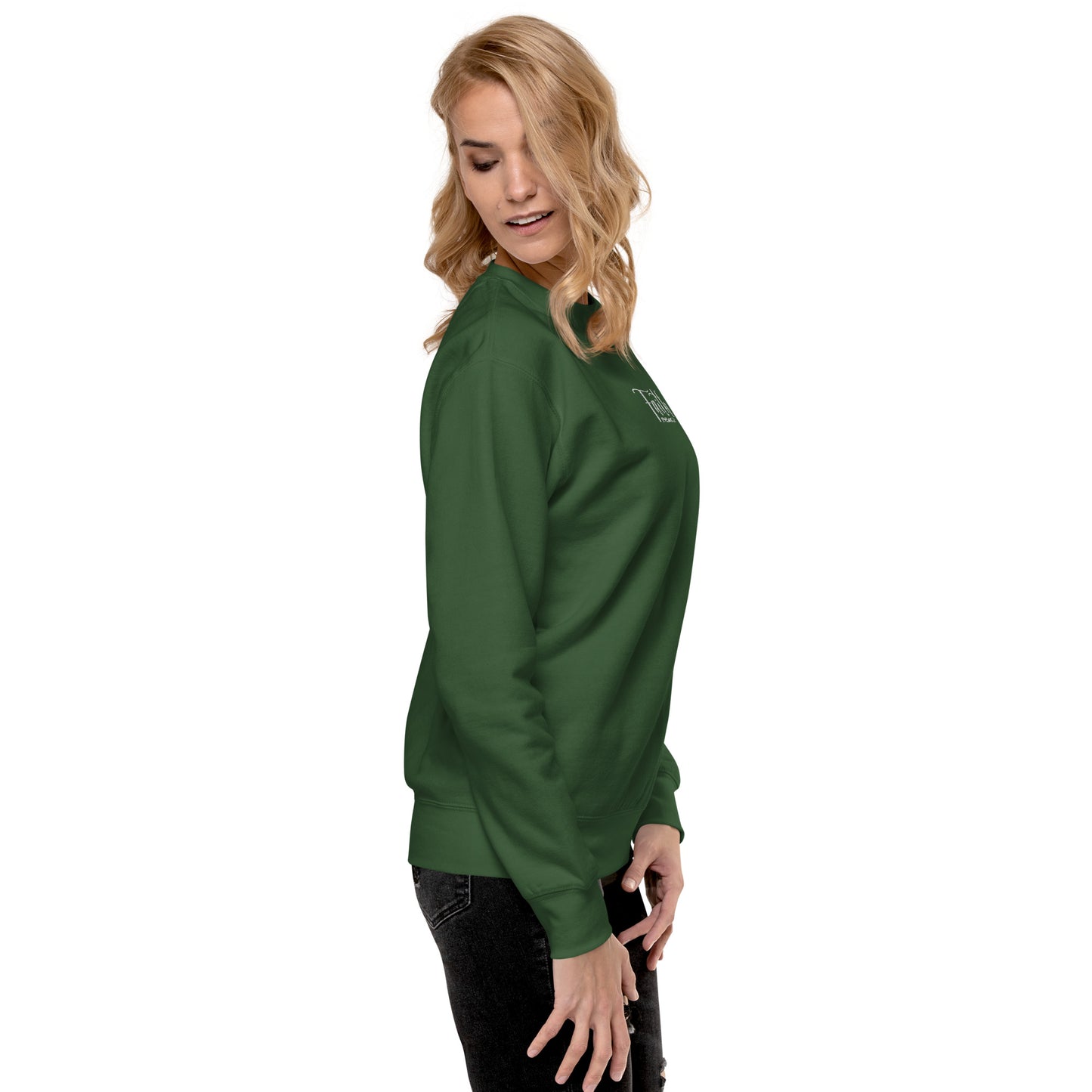 Women's Faith Premium Embroidered Sweatshirt - Humble & Faithful Co.