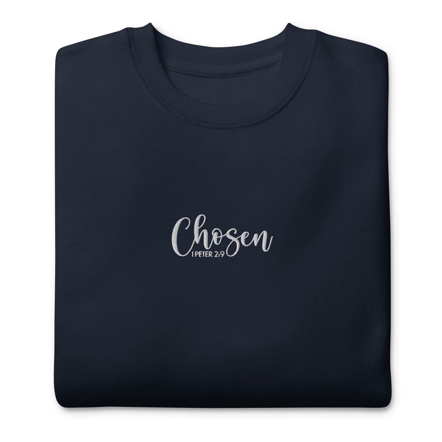 Women's Chosen Premium Embroidered Sweatshirt - Humble & Faithful Co.