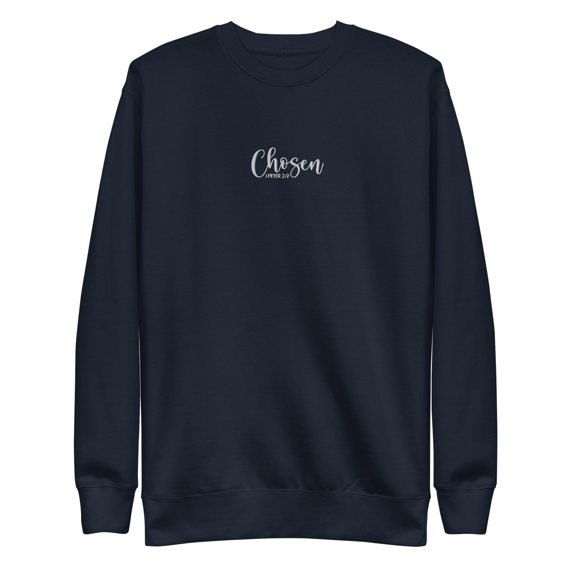 Women's Chosen Premium Embroidered Sweatshirt - Humble & Faithful Co.
