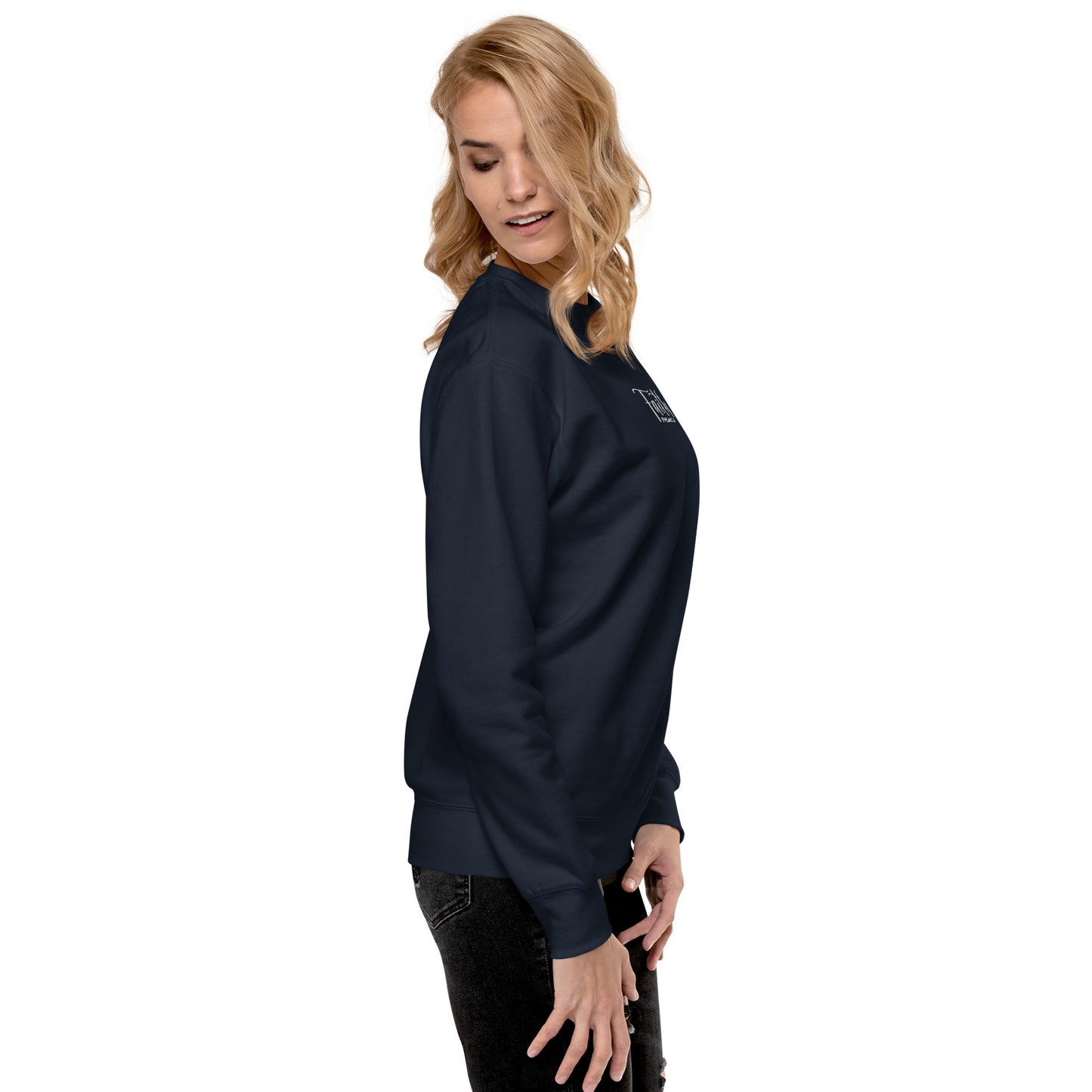 Women's Faith Premium Embroidered Sweatshirt - Humble & Faithful Co.
