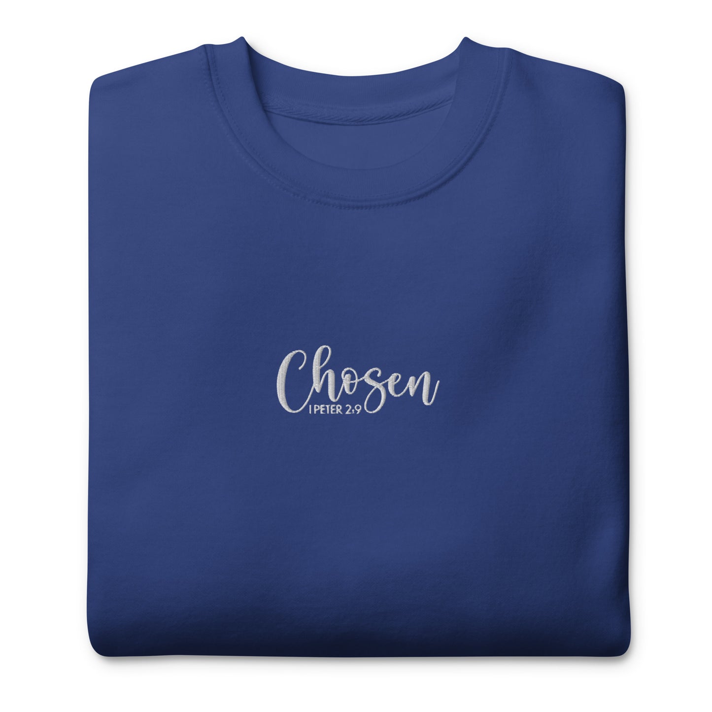 Women's Chosen Premium Embroidered Sweatshirt - Humble & Faithful Co.