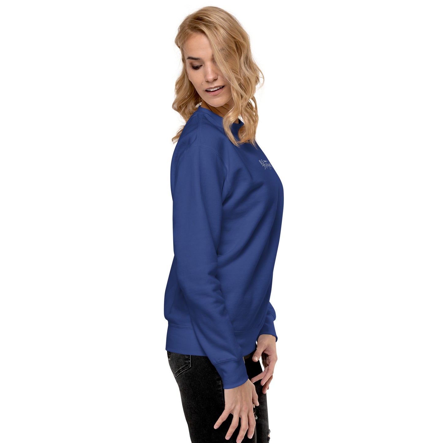 Women's Blessed Premium Embroidered Sweatshirt - Humble & Faithful Co.