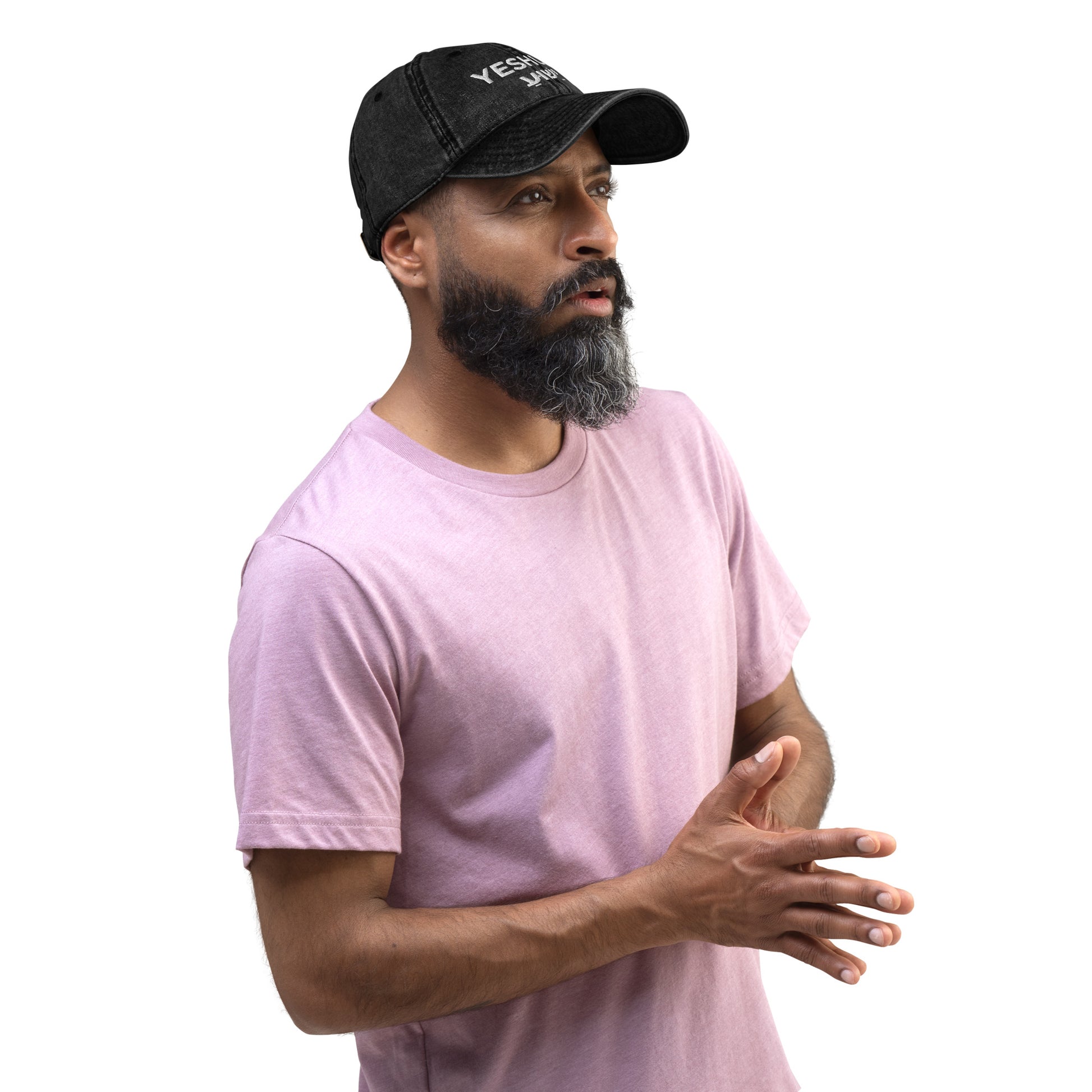 Vintage Cotton Twill "Yeshua" Embroidered Cap - Humble & Faithful Co.