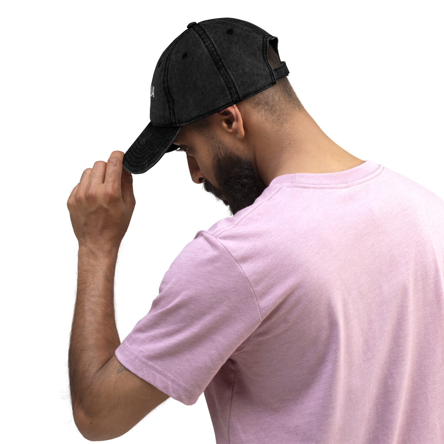 Vintage Cotton Twill "Yeshua" Embroidered Cap - Humble & Faithful Co.