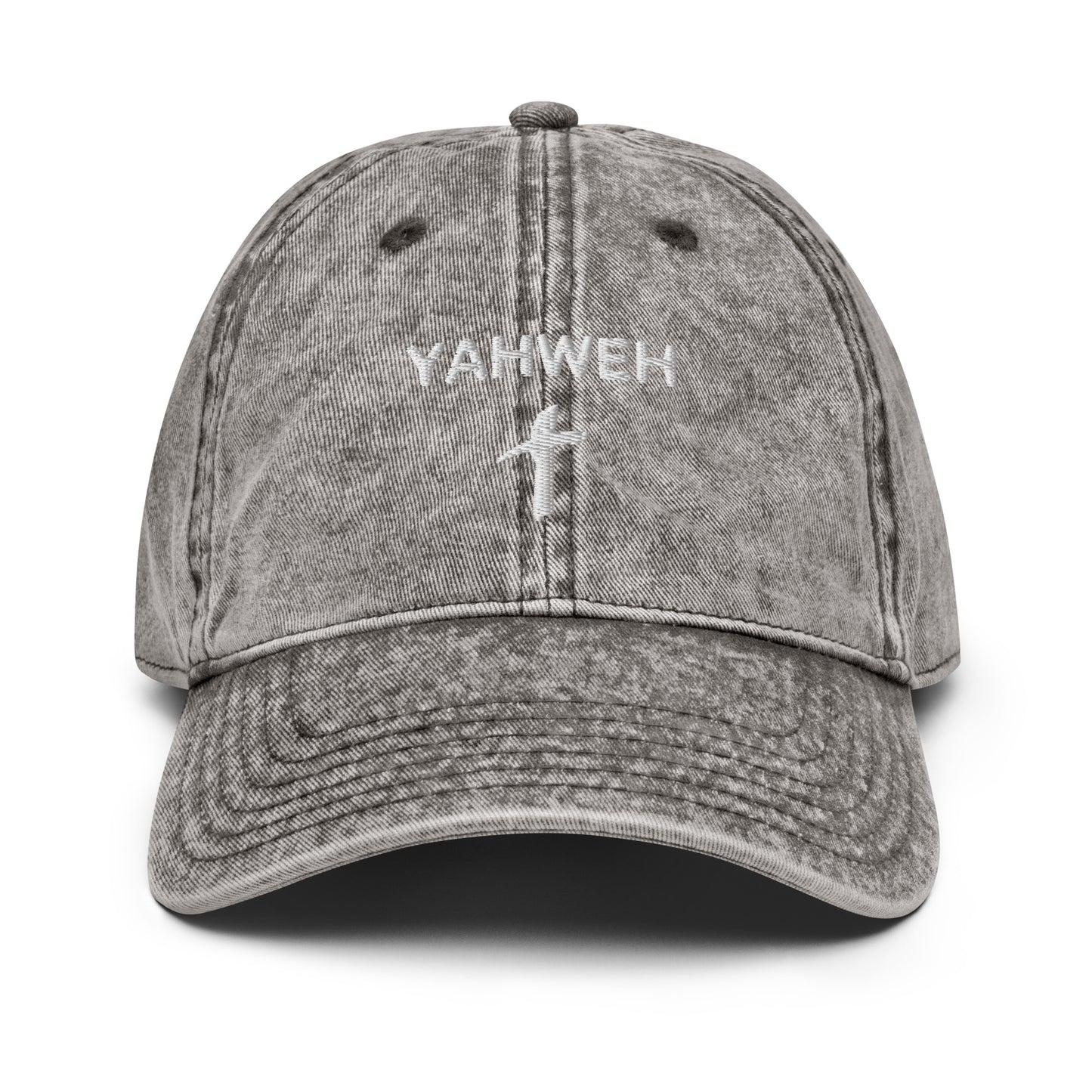 Vintage Cotton Twill "Yahweh" Cap - Humble & Faithful Co.