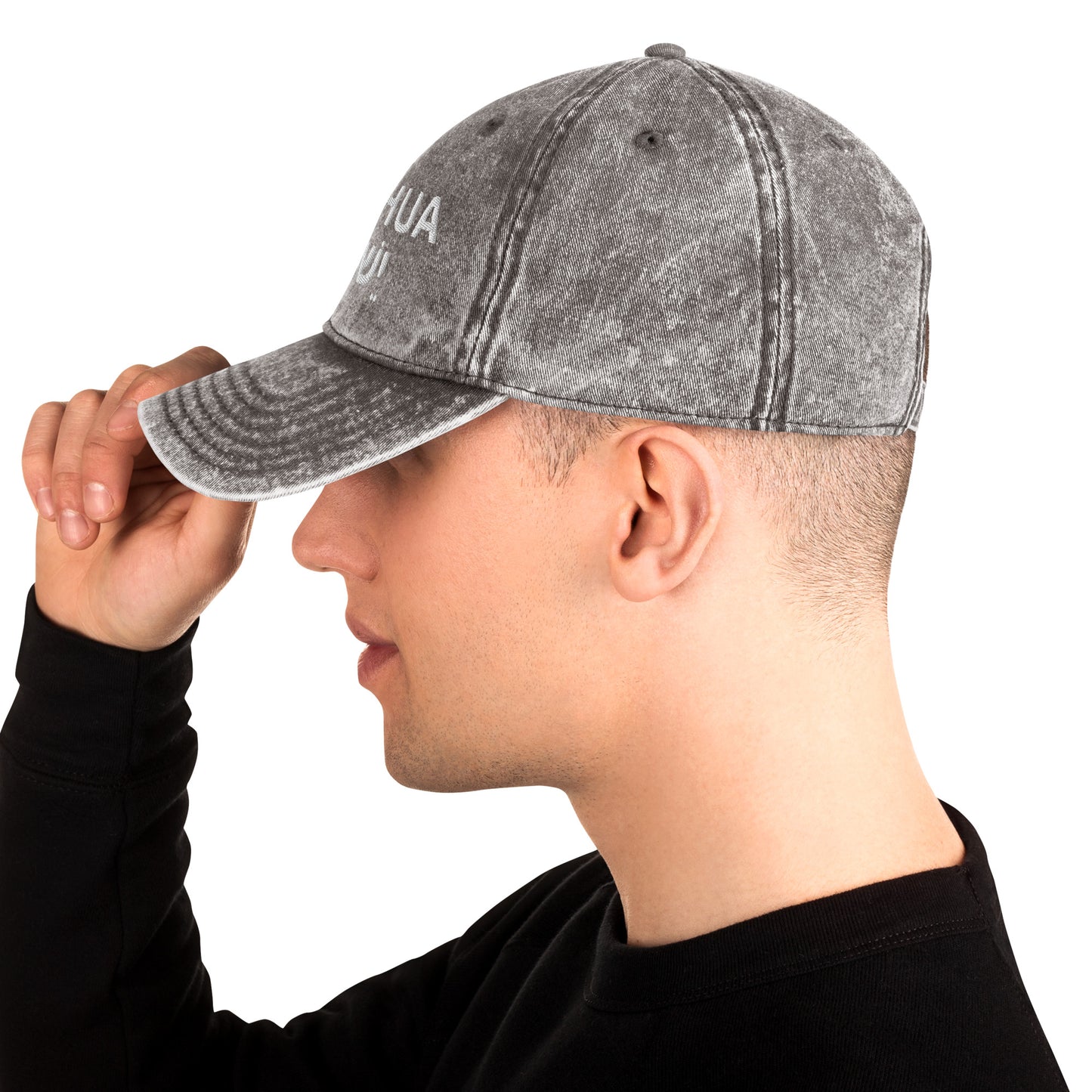Vintage Cotton Twill "Yeshua" Embroidered Cap - Humble & Faithful Co.
