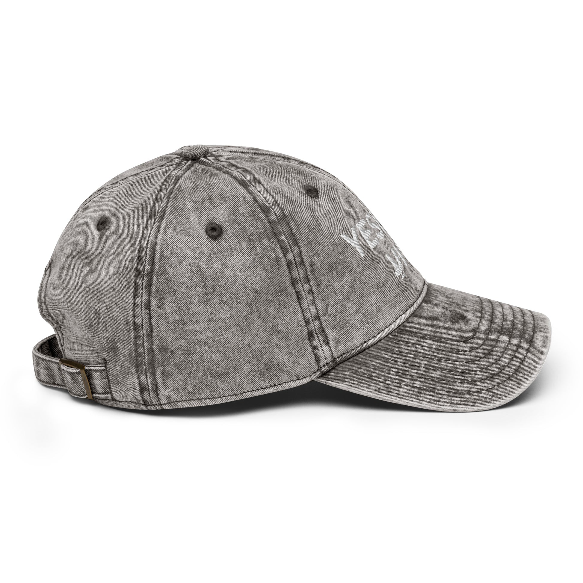Vintage Cotton Twill "Yeshua" Embroidered Cap - Humble & Faithful Co.