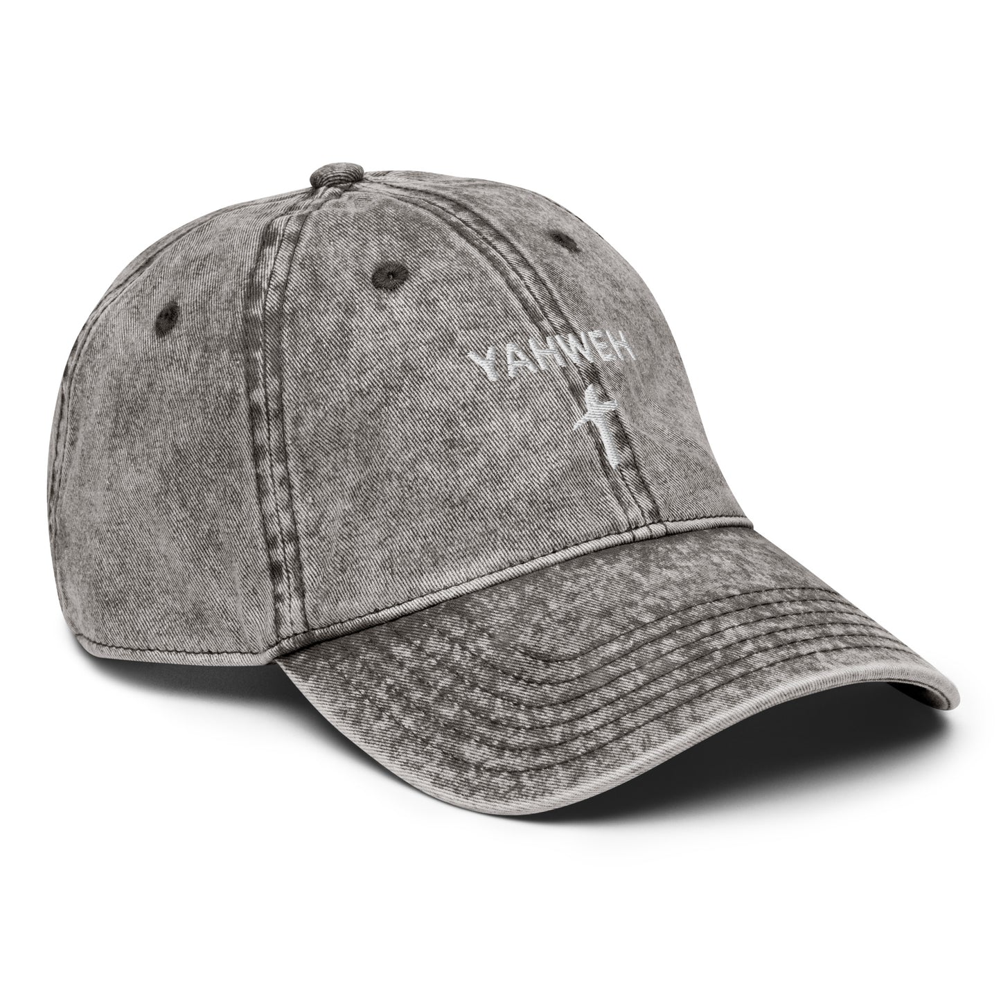 Vintage Cotton Twill "Yahweh" Cap - Humble & Faithful Co.