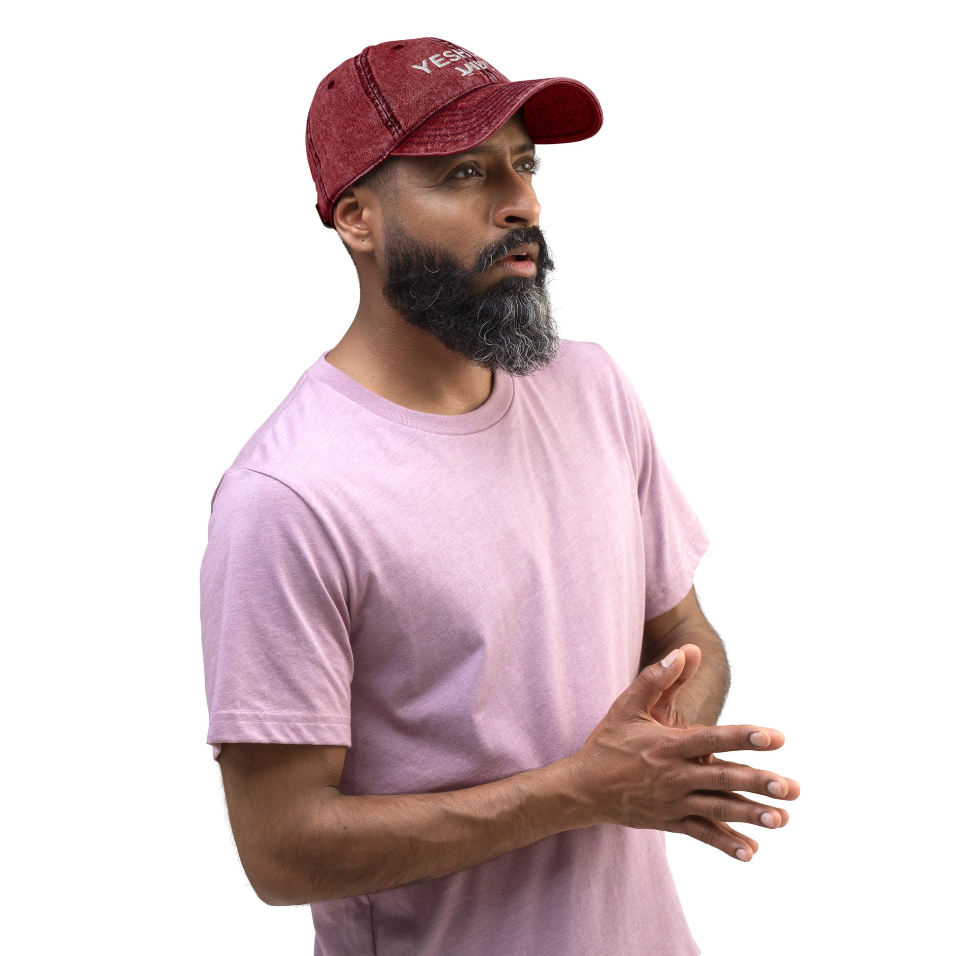 Vintage Cotton Twill "Yeshua" Embroidered Cap - Humble & Faithful Co.