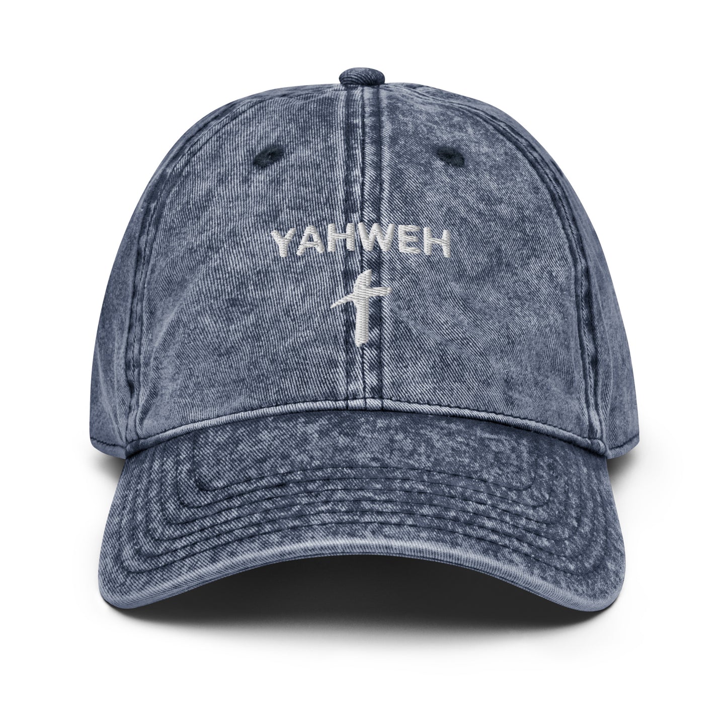 Vintage Cotton Twill "Yahweh" Cap - Humble & Faithful Co.