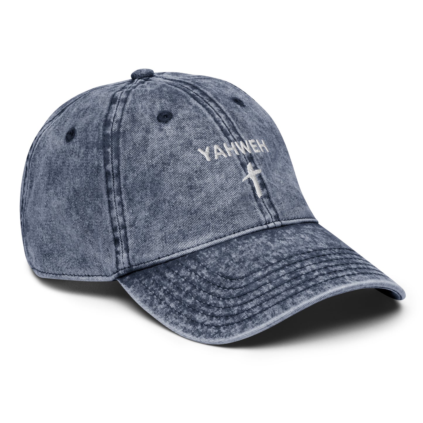 Vintage Cotton Twill "Yahweh" Cap - Humble & Faithful Co.