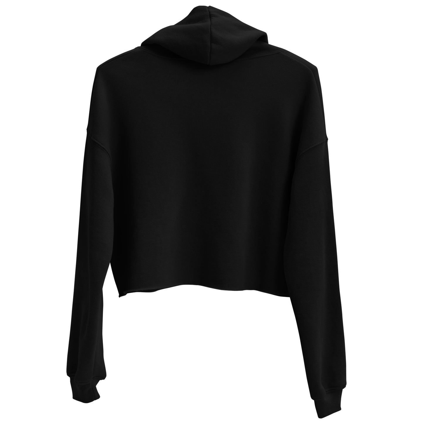 Yahweh Embroidered Crop Fleece Hoodie - Humble & Faithful Co.