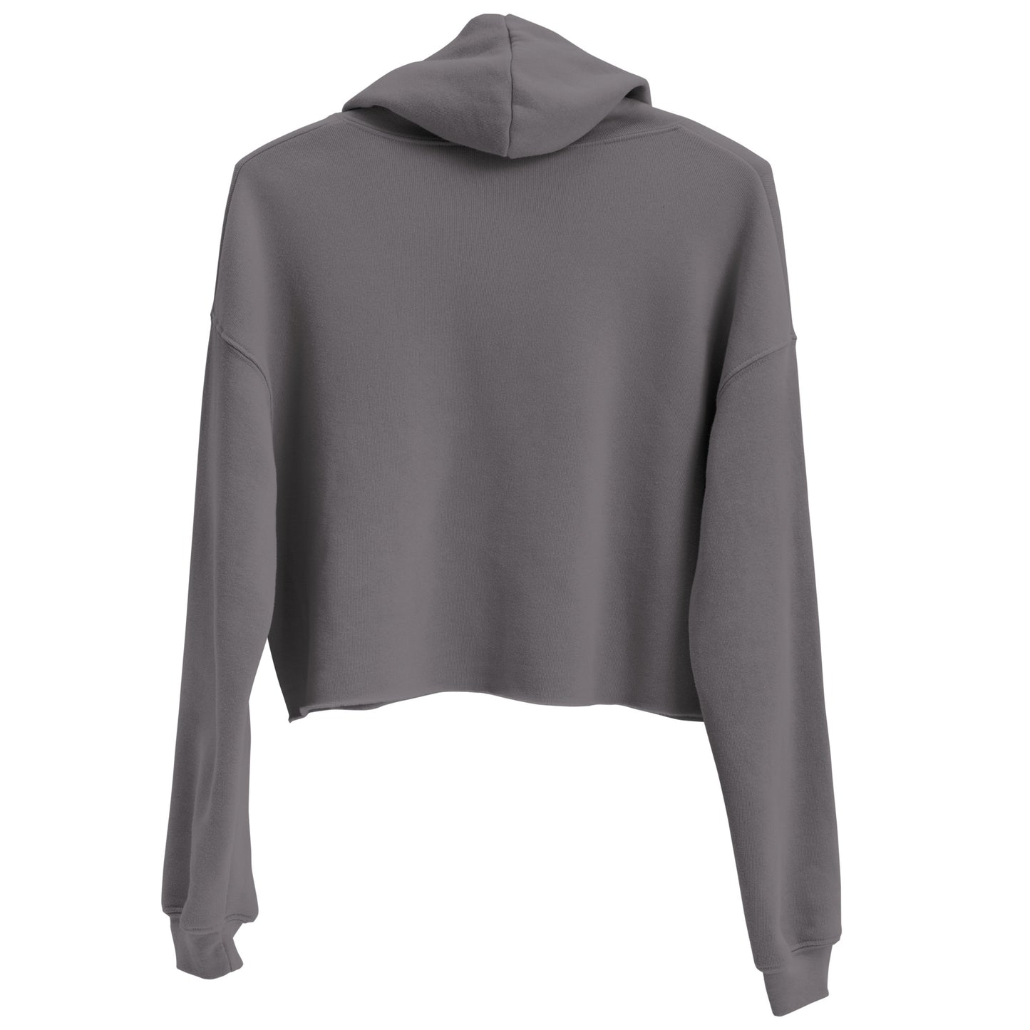 Yeshua Embroidered Cropped Fleece Hoodie - Humble & Faithful Co.