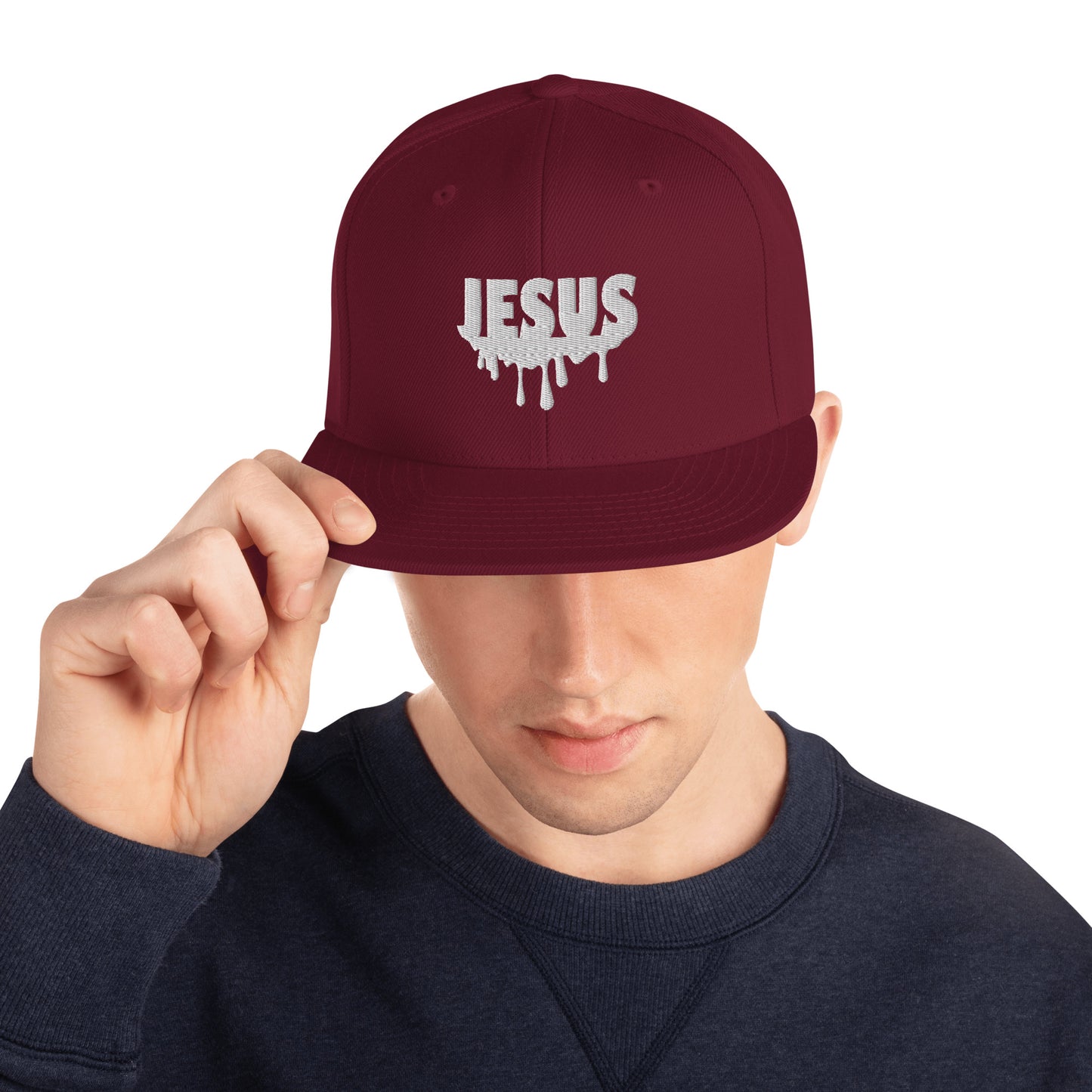 Jesus Drip Snapback Hat (Unisex)