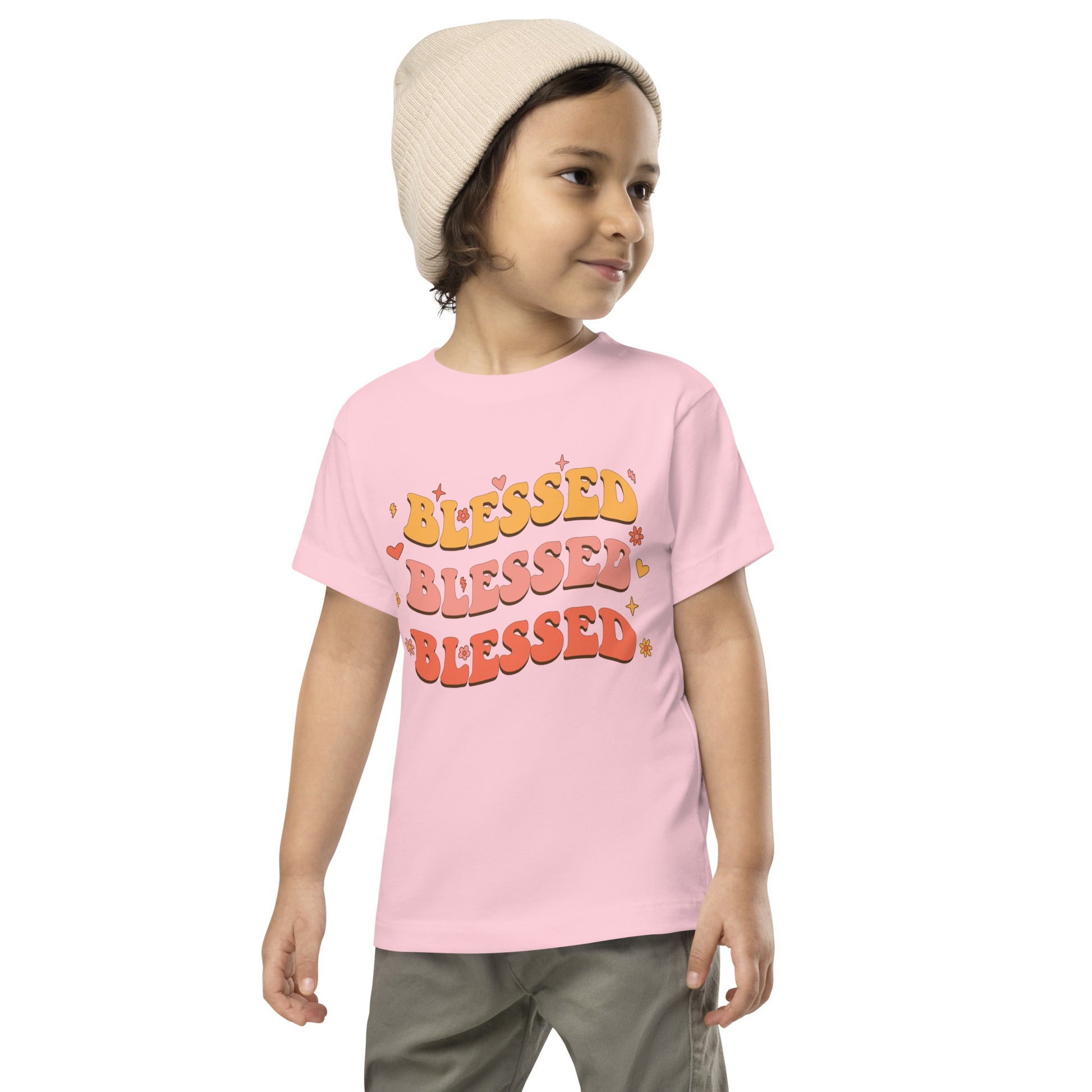 Blessed Toddler Short Sleeve T-Shirt - Humble & Faithful Co.