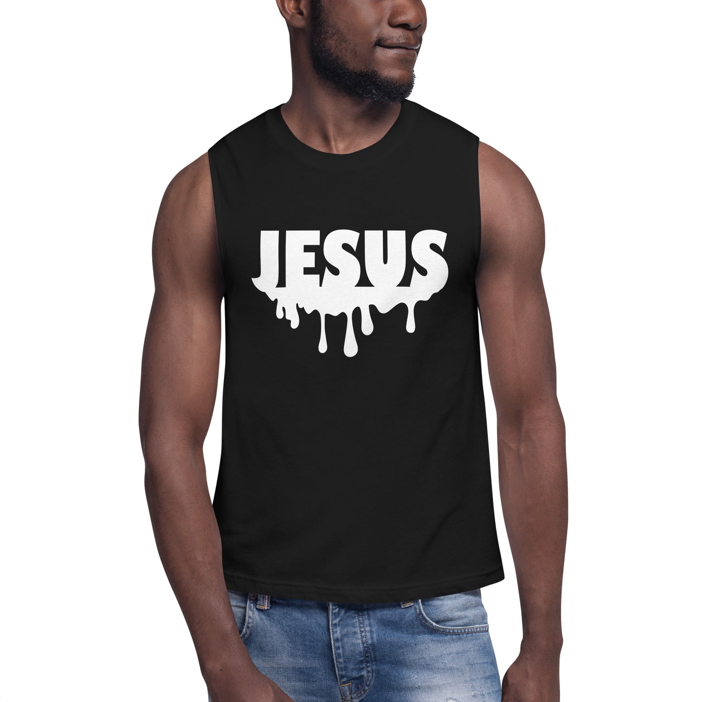 Jesus Drip Muscle T-Shirt (Unisex)