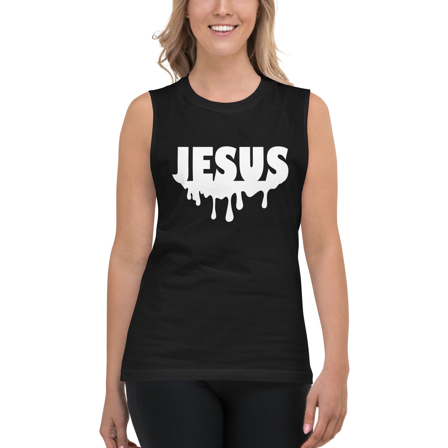 Jesus Drip Muscle T-Shirt (Unisex)