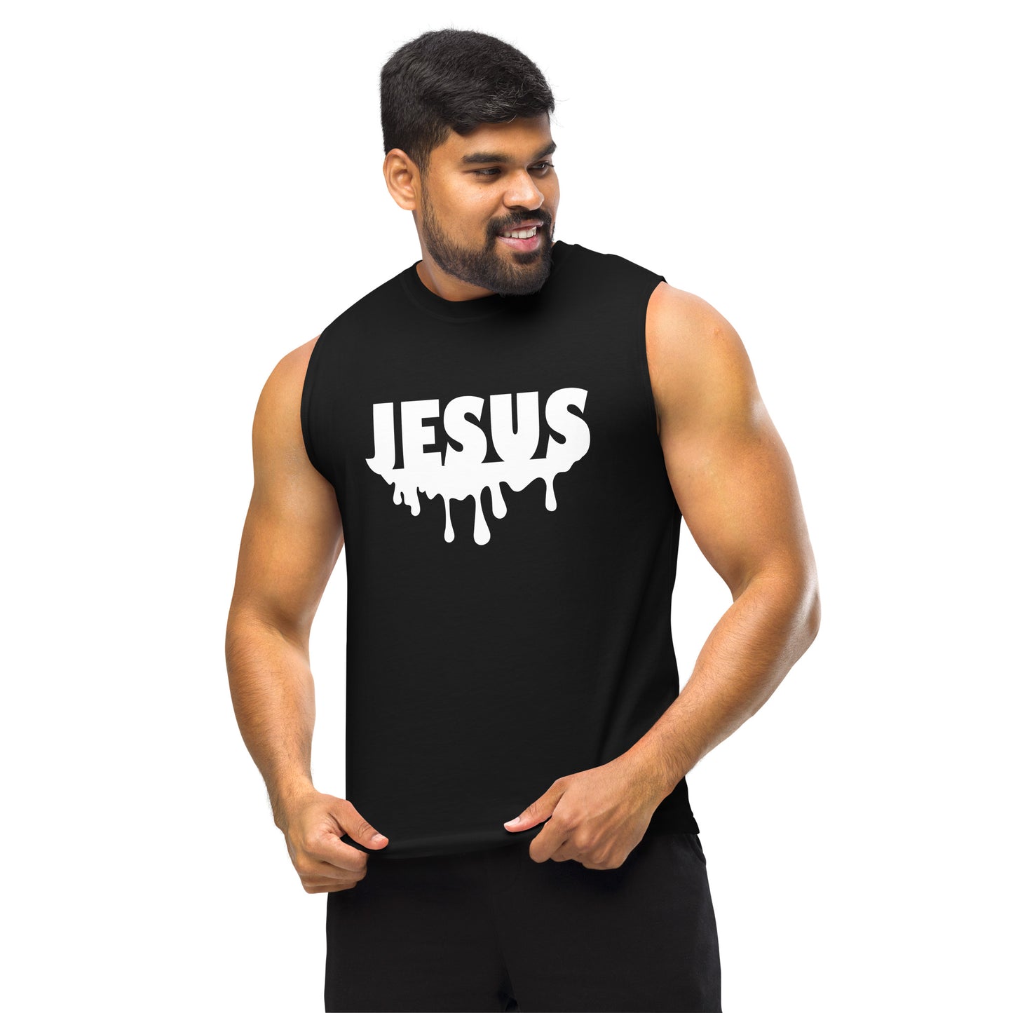 Jesus Drip Muscle T-Shirt (Unisex)